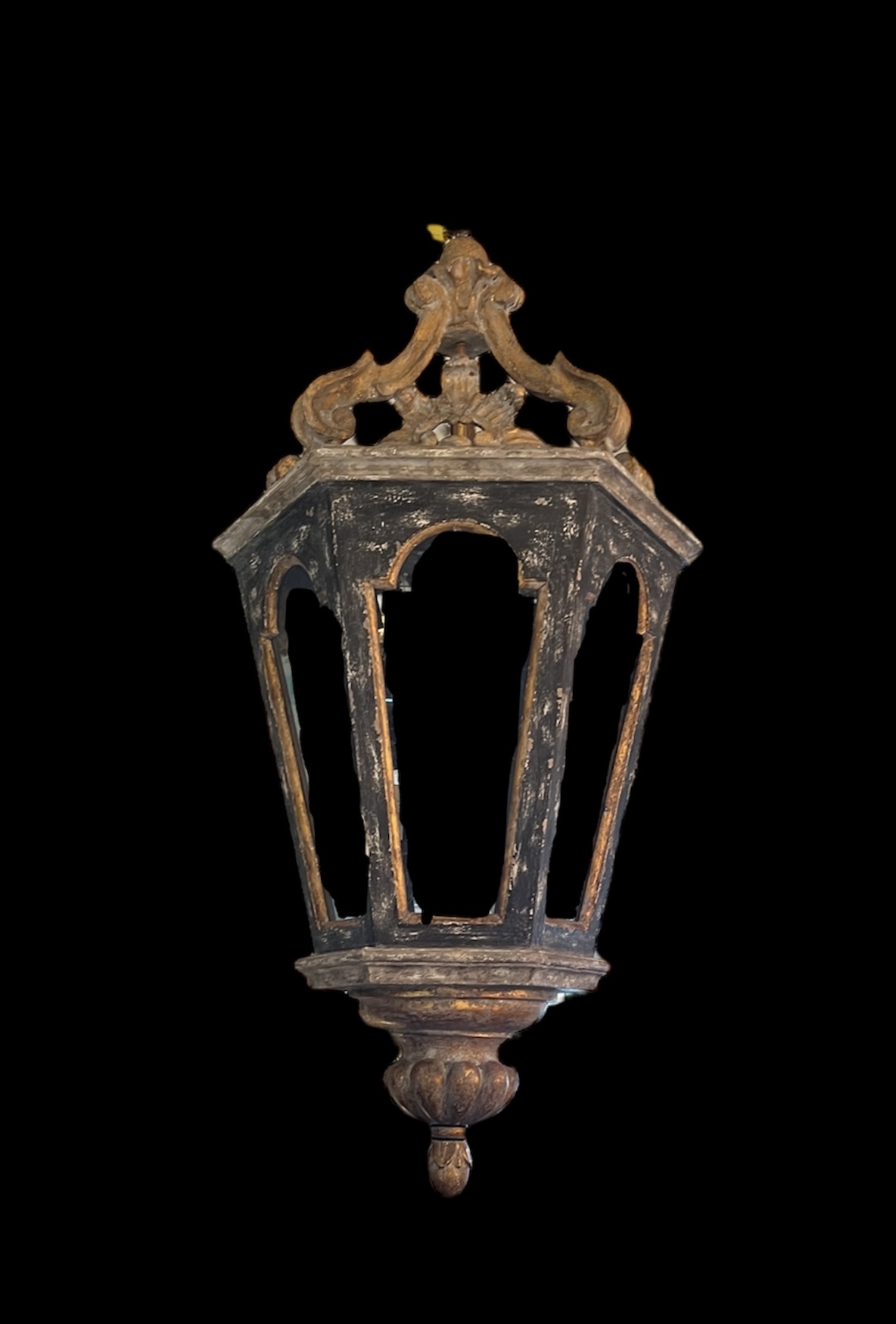 Oversized Painted Hanging Lantern