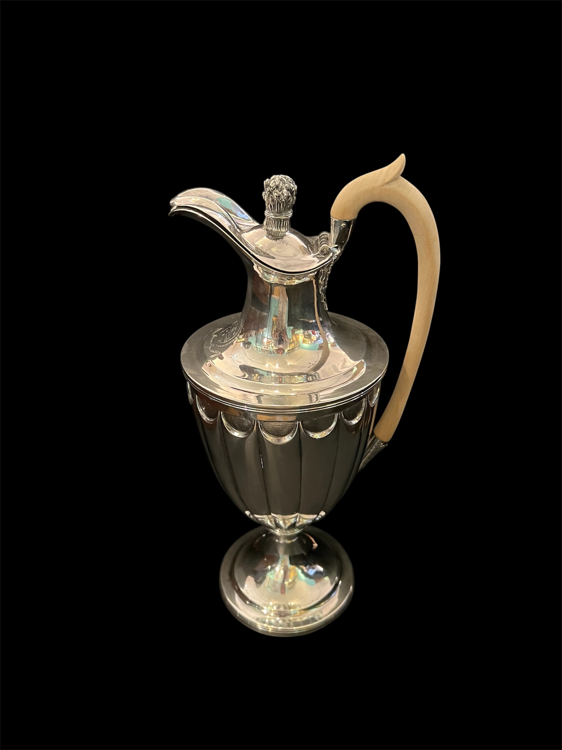 Antique English Sterling Footed Ewer