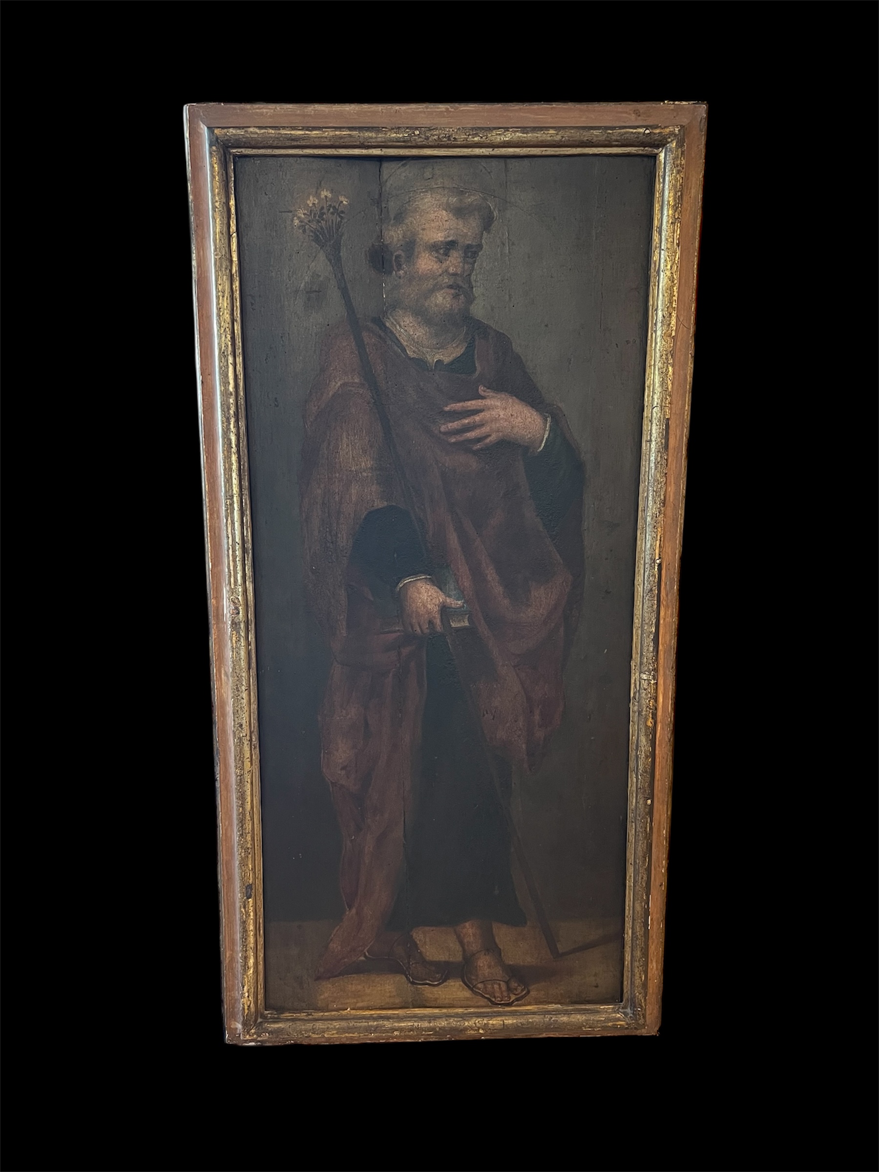 Eighteenth Century St. Joseph Oil Painting