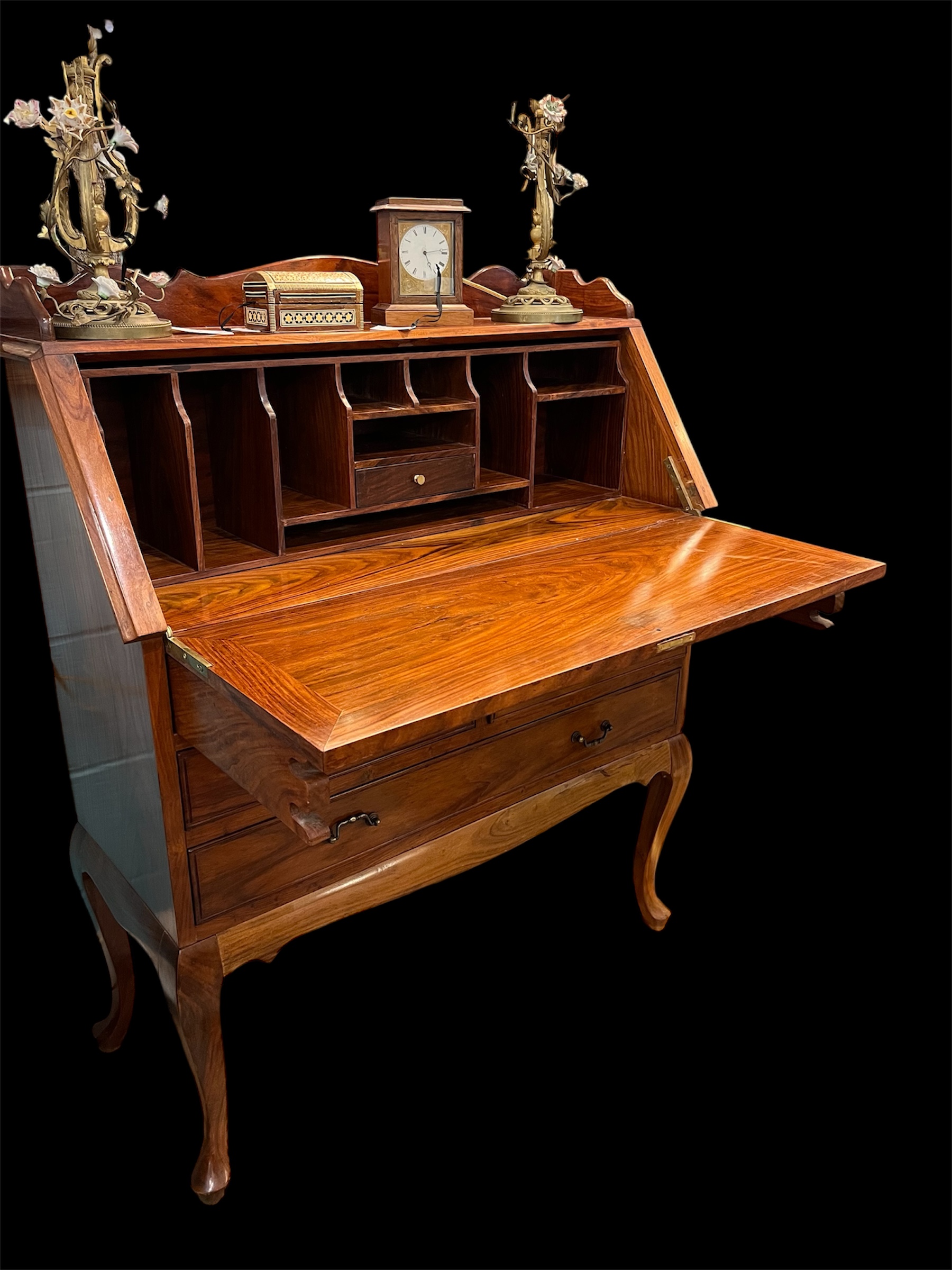 Low Secretary Drop Front Desk