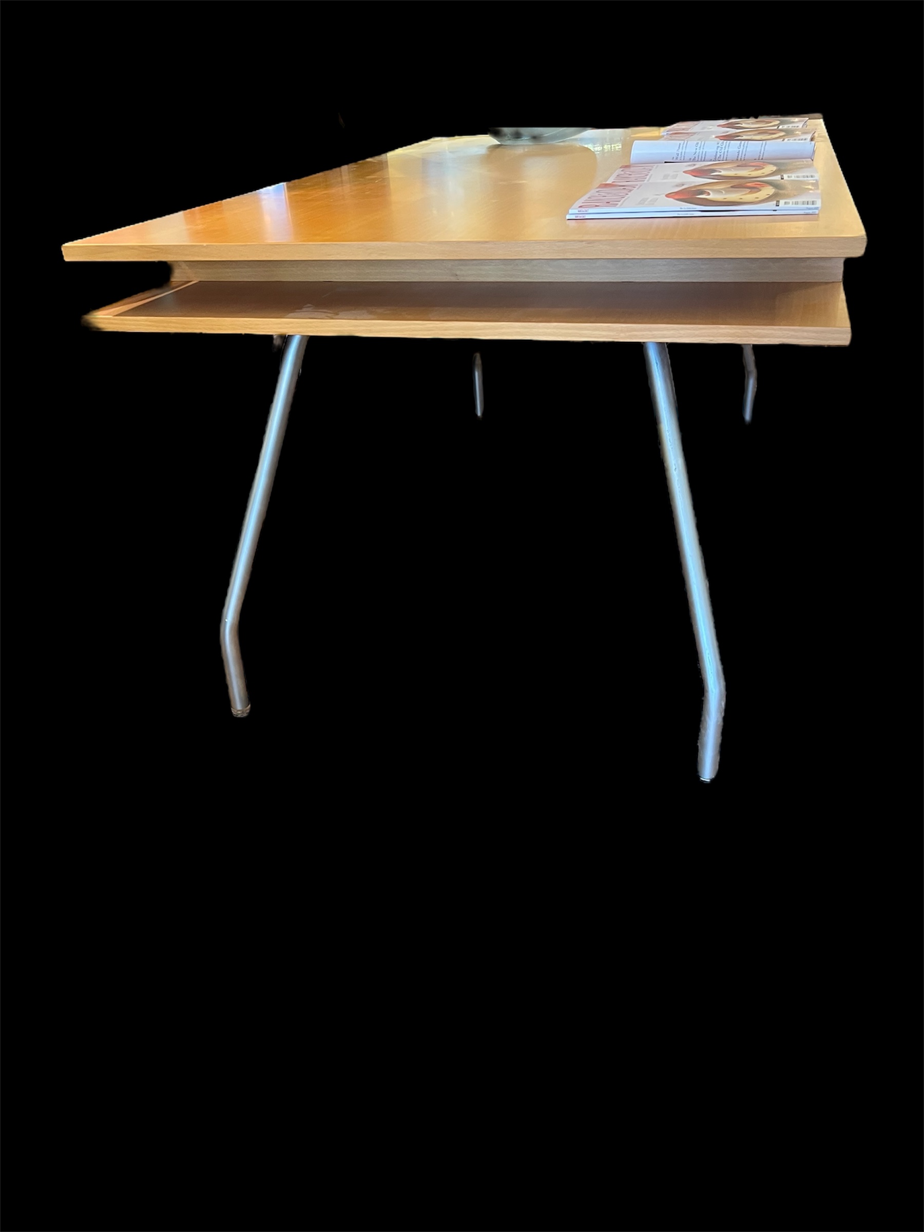 Scandanavian Modern Wood Metal Desk