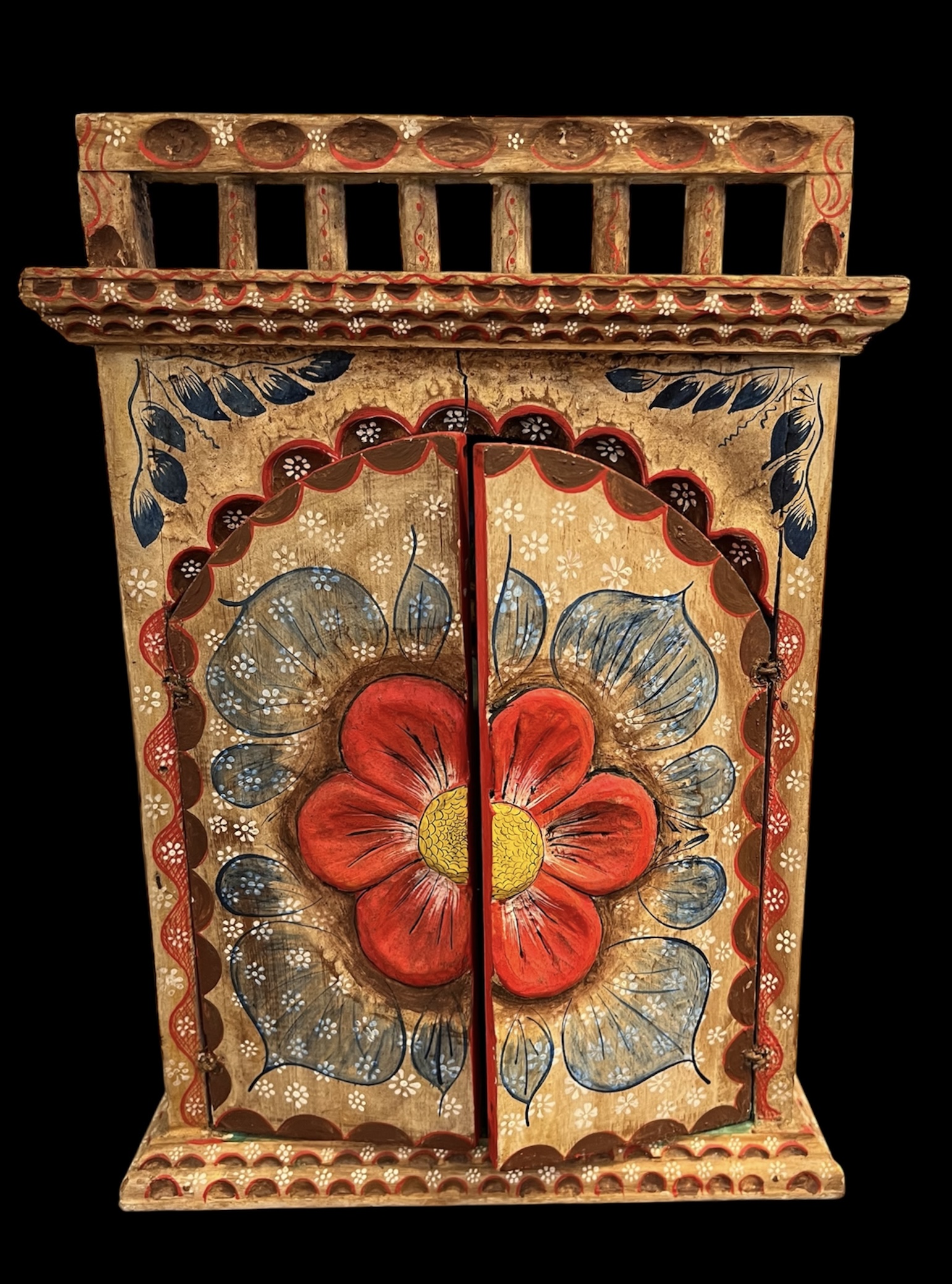 Handpainted Guatemalan Nativity Retablo