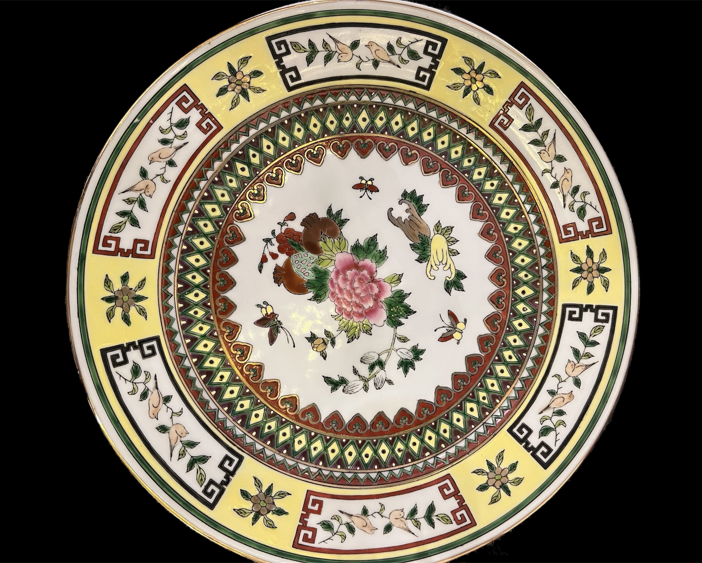 Dozen Assorted Chinese Dinner Plates
