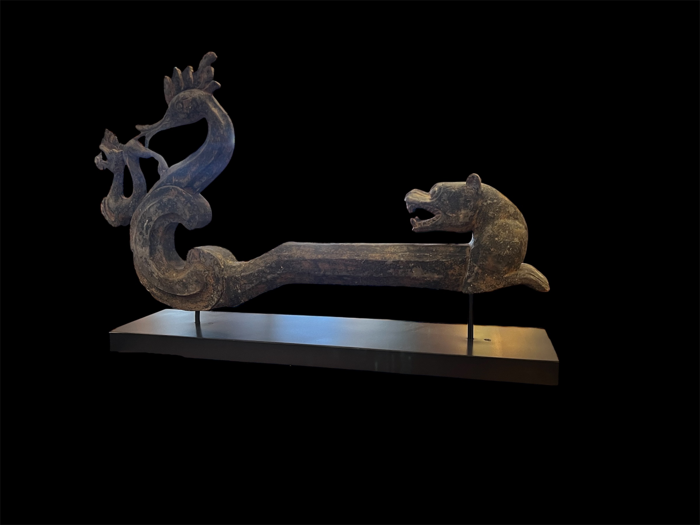 Antique Burmese Oxcart Prows