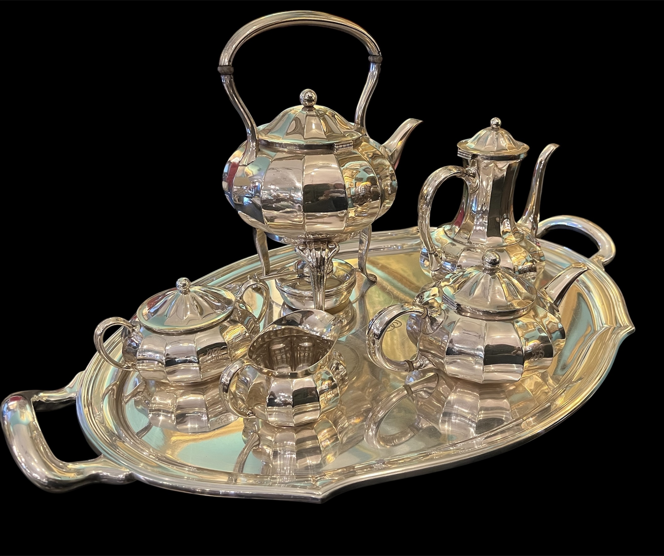 Tiffany Silver Plate Tea Service