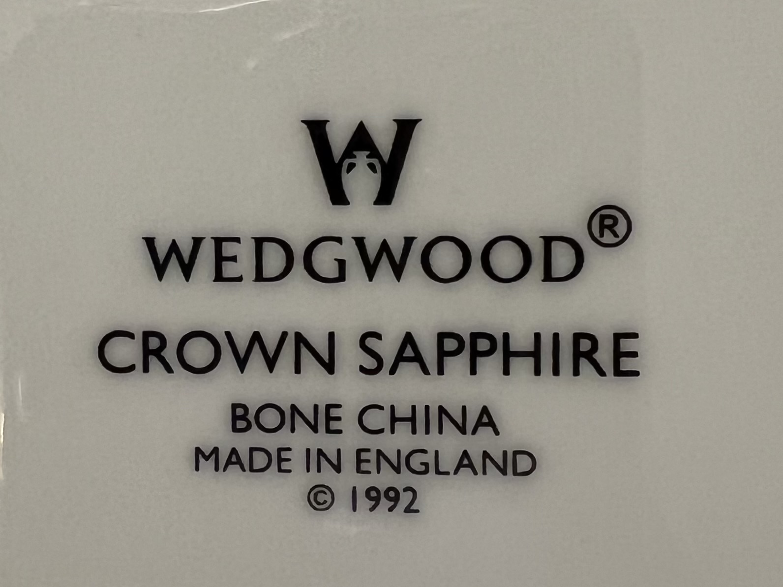 Wedgwood China Crown Sapphire Dinnerware