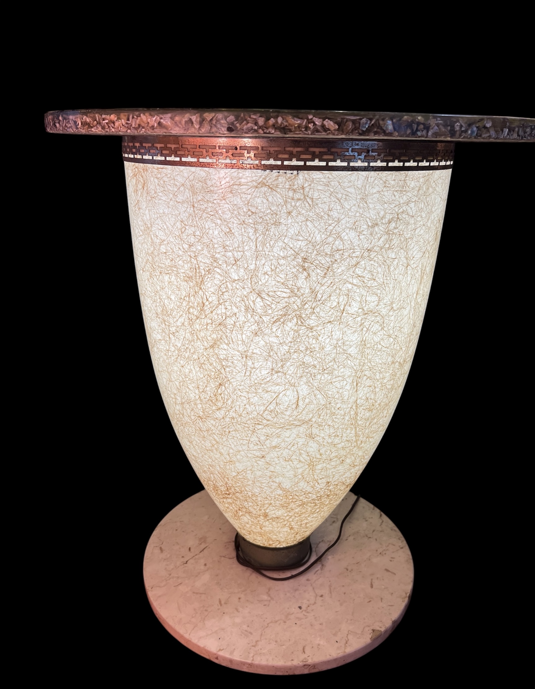 Midcentury Modern Mosaic Side Table