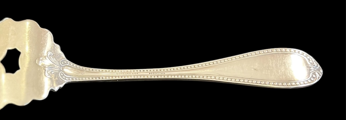 Antique Tiffany Sterling Meat Fork