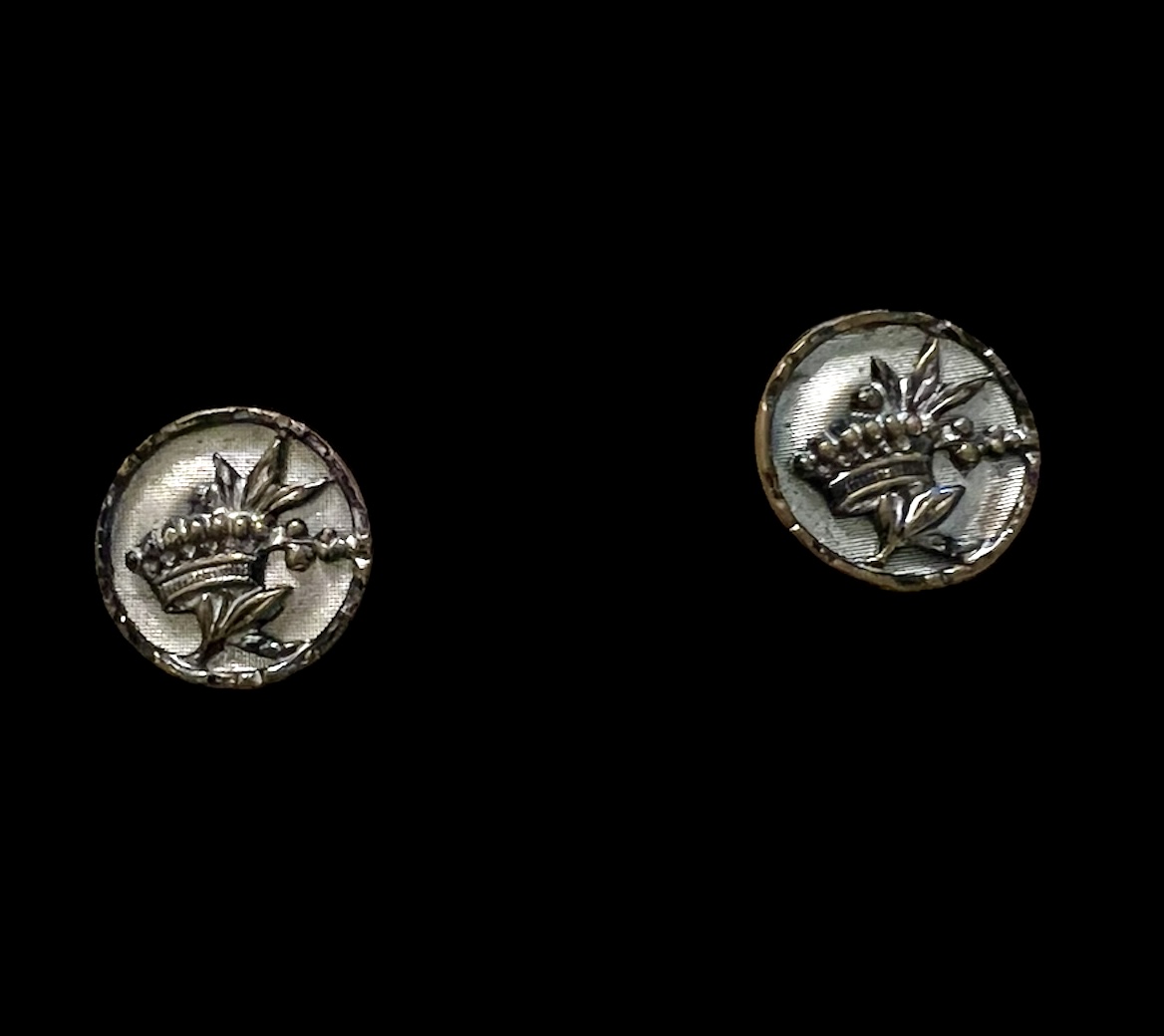 Antique Military Button Pins - Image 3