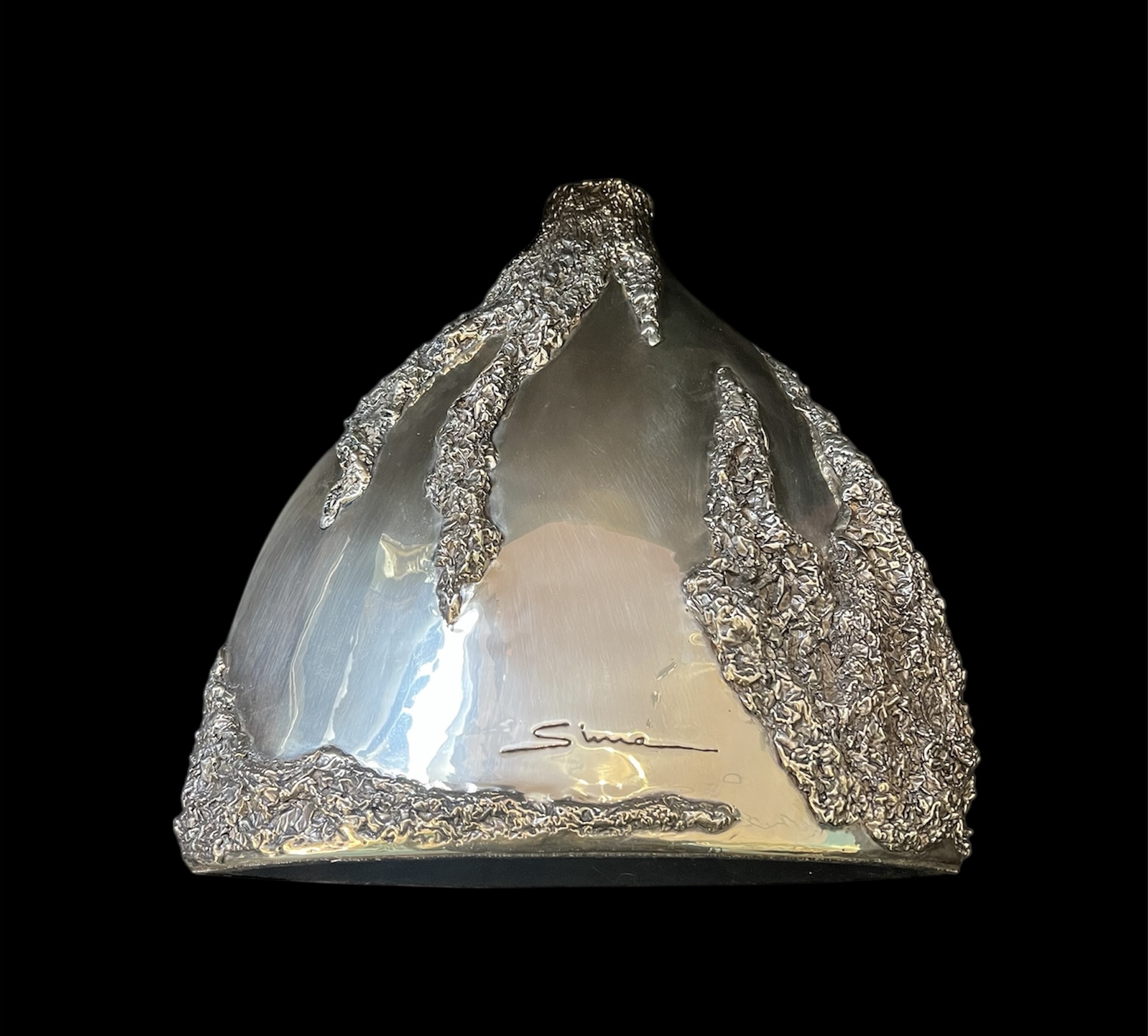 Sima Abraham Silverplate Vase