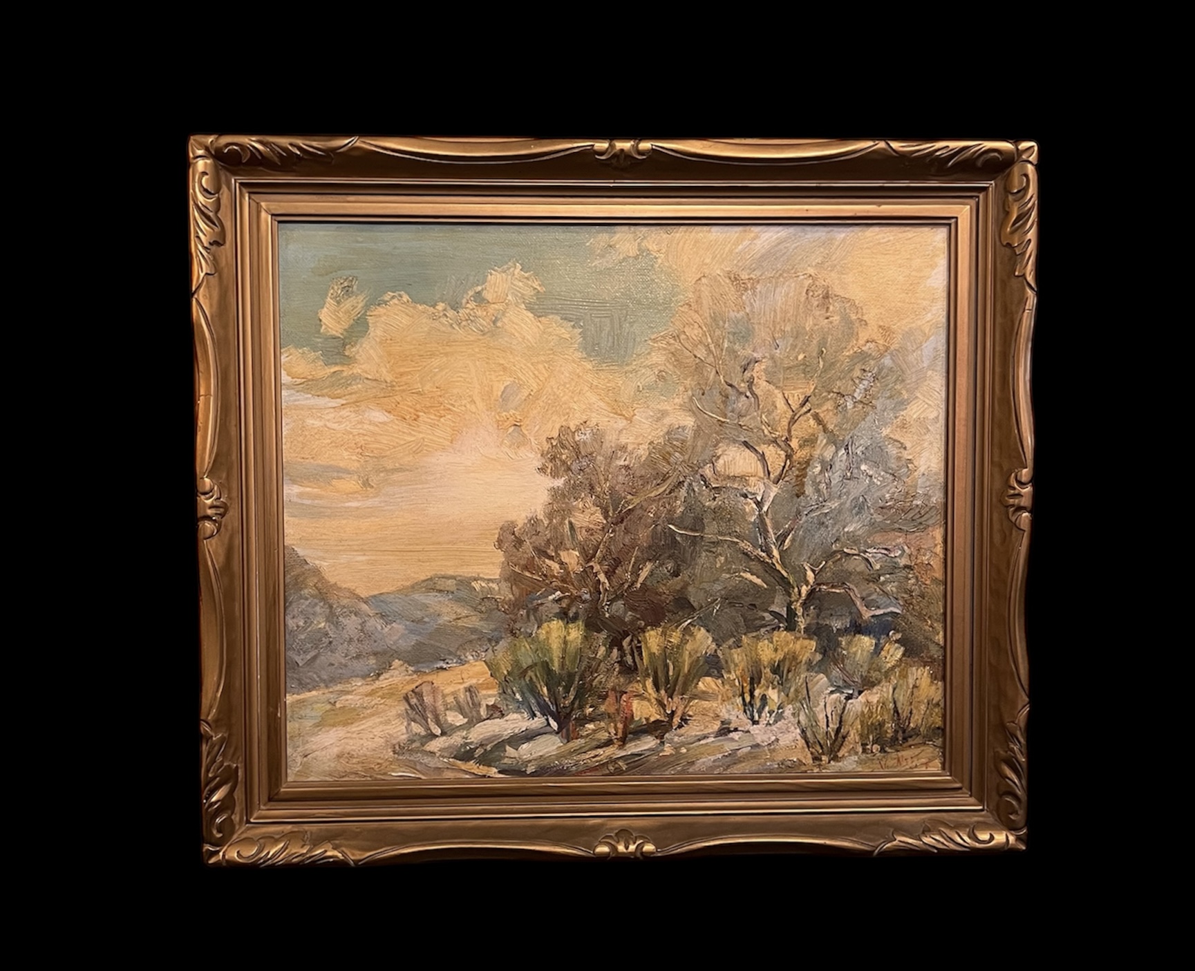 California Plein Air Desert Painting