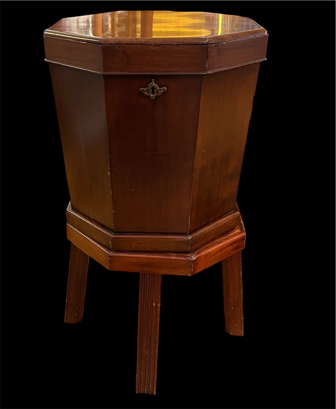 Antique Tall Mahogany Cellarette