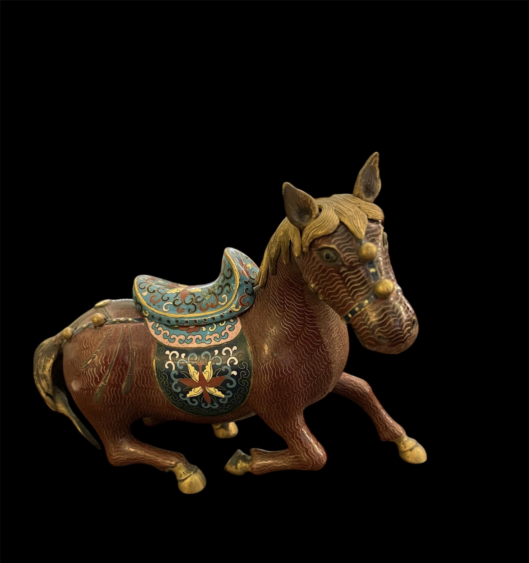 Vintage Chinese Horse Figurine