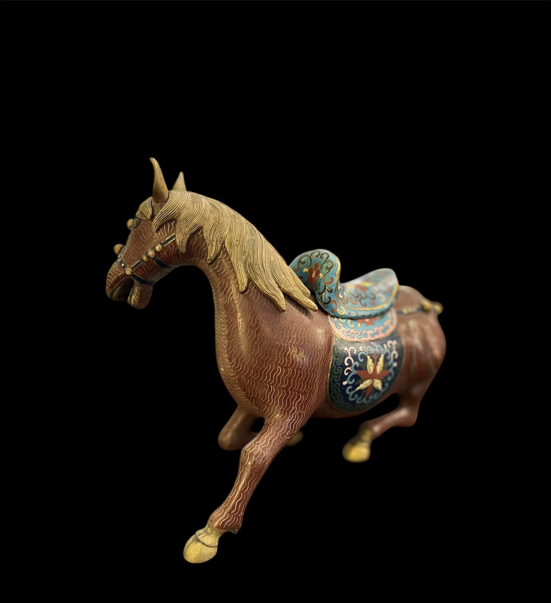 Vintage Chinese Horse Figurine