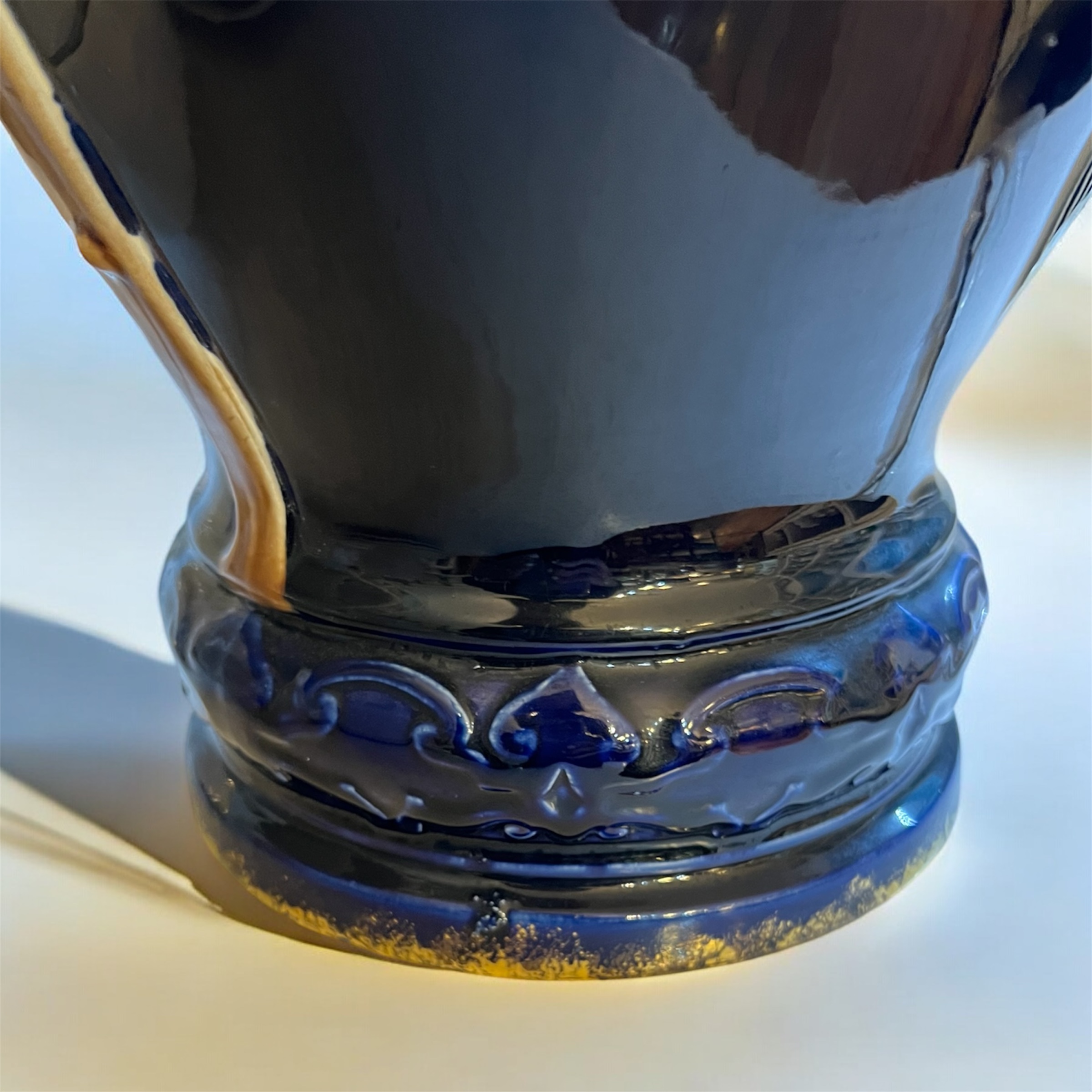 Antique English Magolica Urns