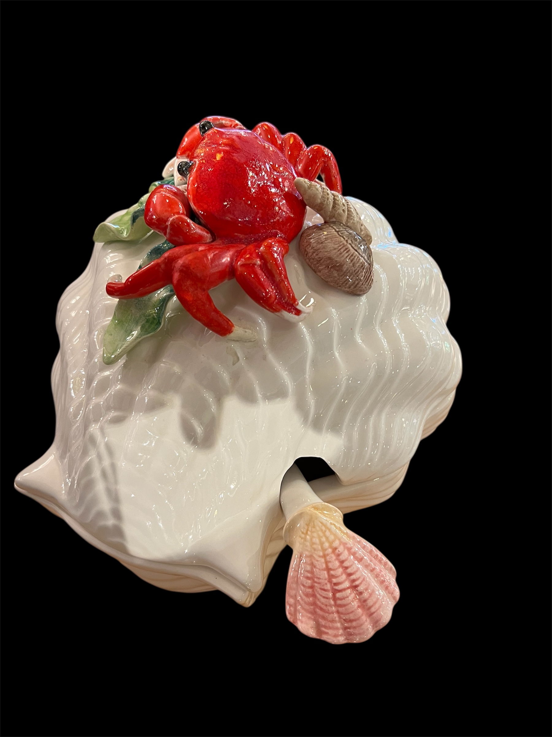 Vintage Italian Crab Tureen