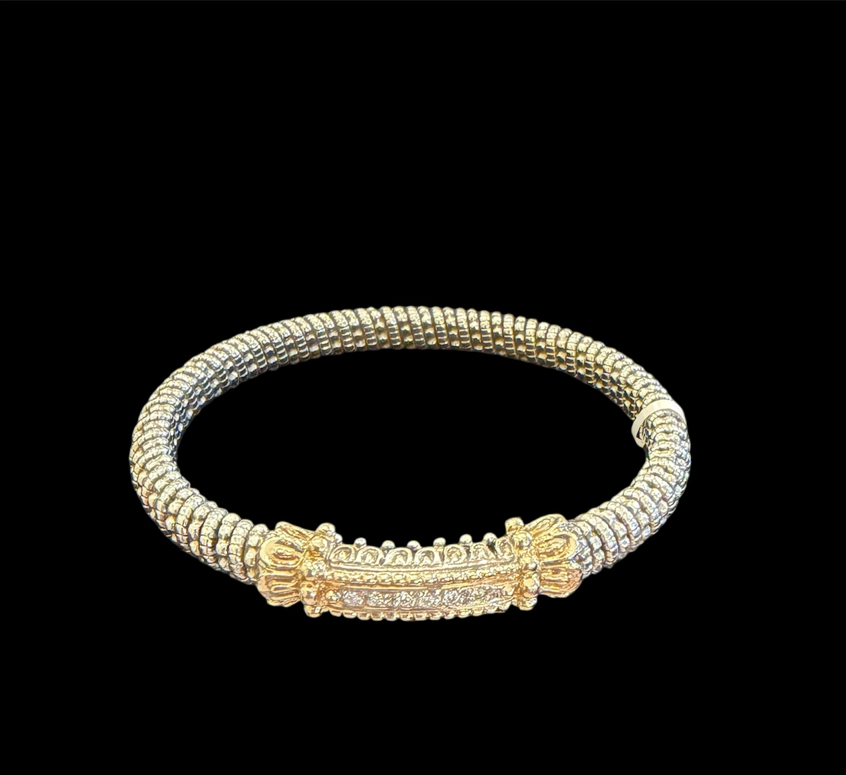 Vahan Sterling Gold Sterling Bangle