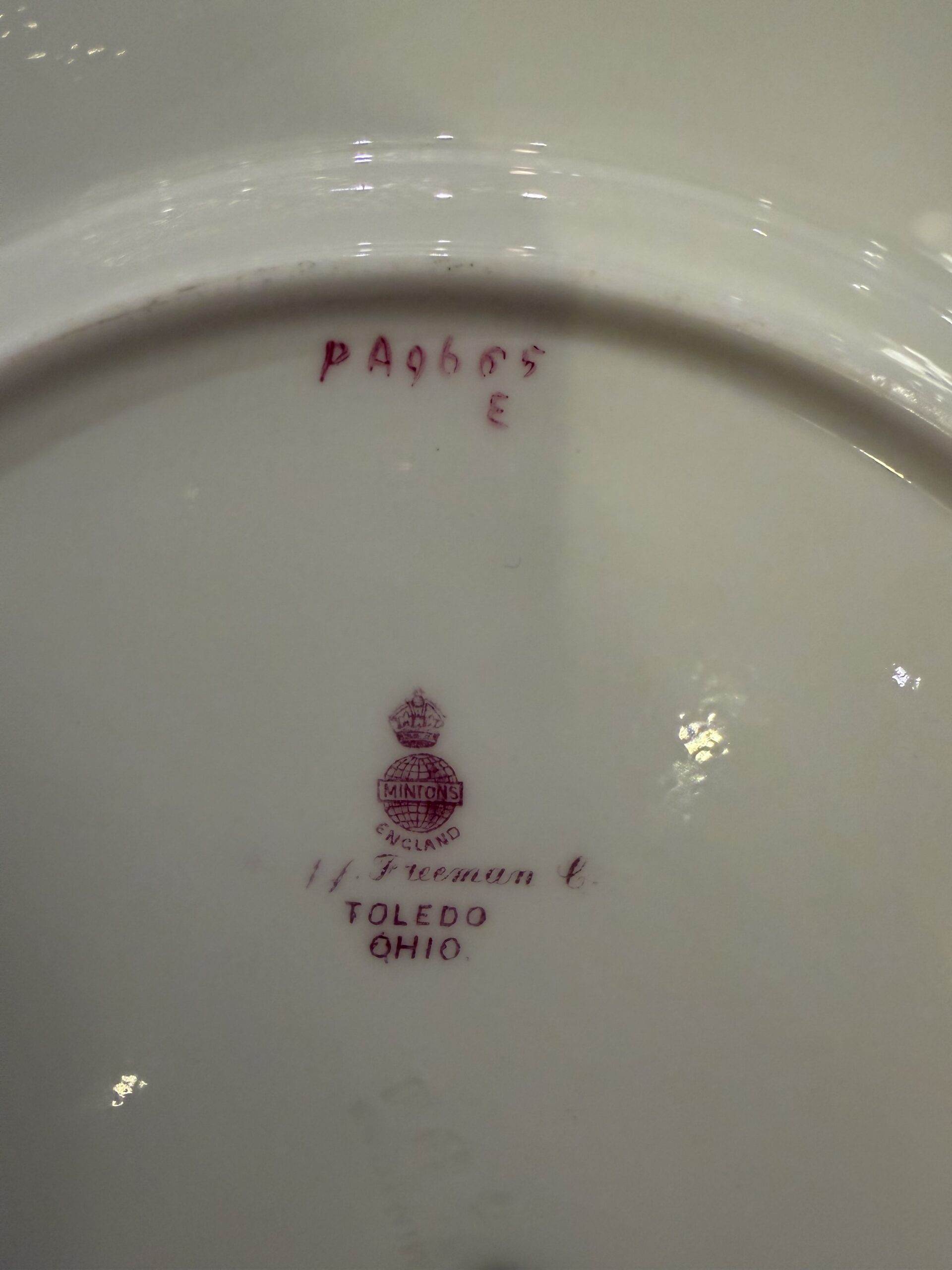 Minton Pink Floral Dinnerware