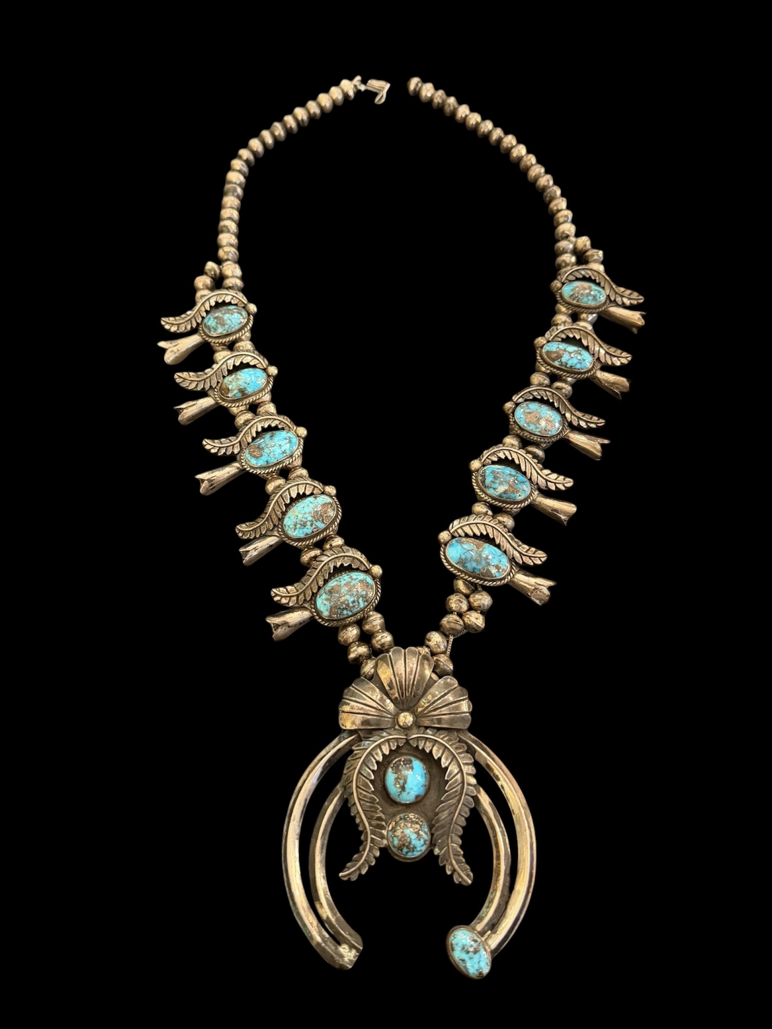 Vintage Squash Blossom Necklace