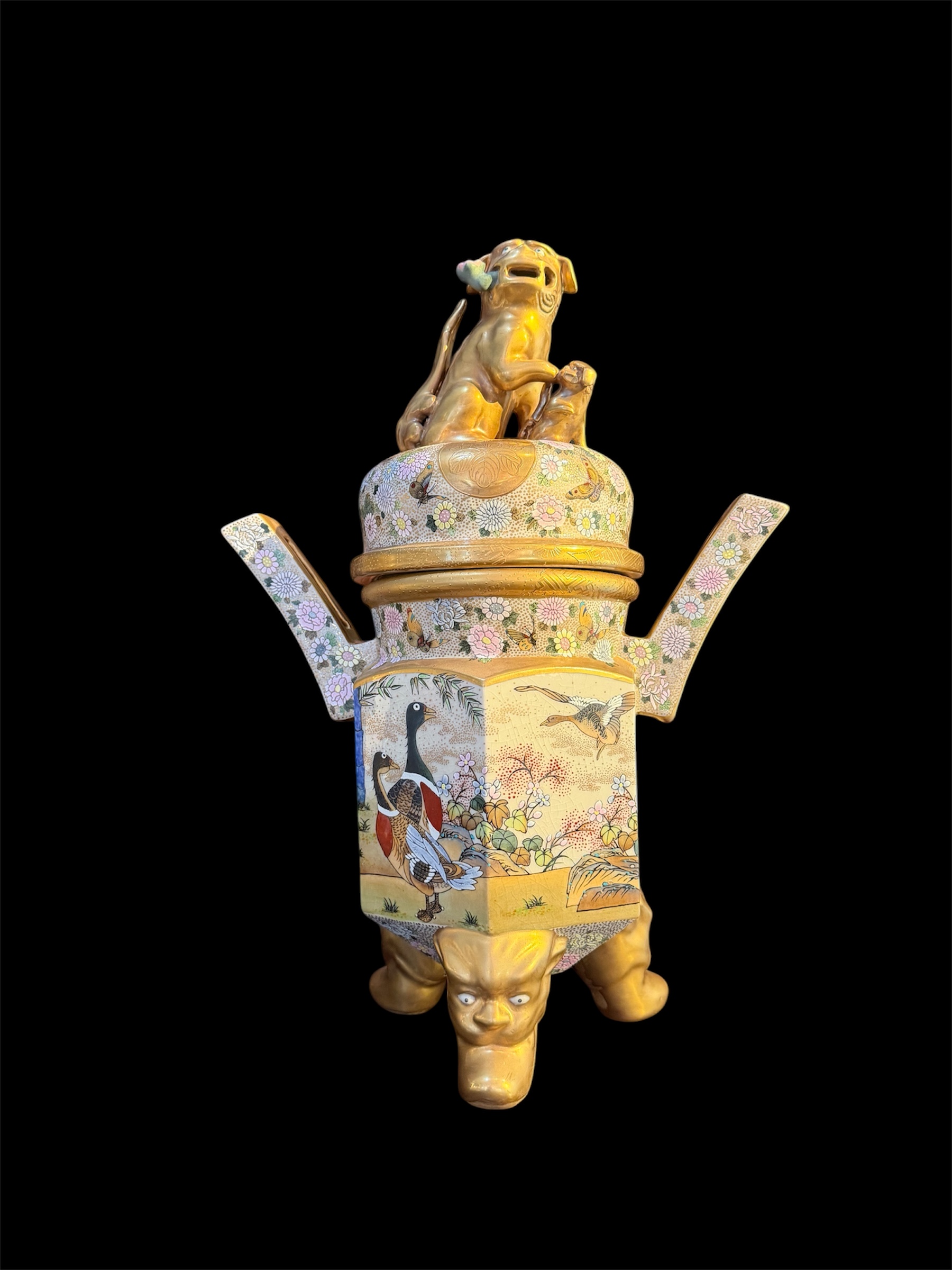 Pair Satsuma Foo Dog Sensors