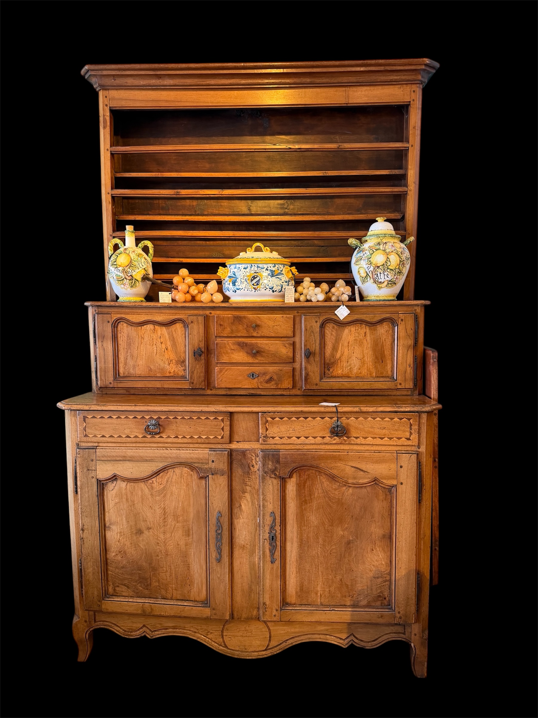 Antique French Cherrywood Sideboard