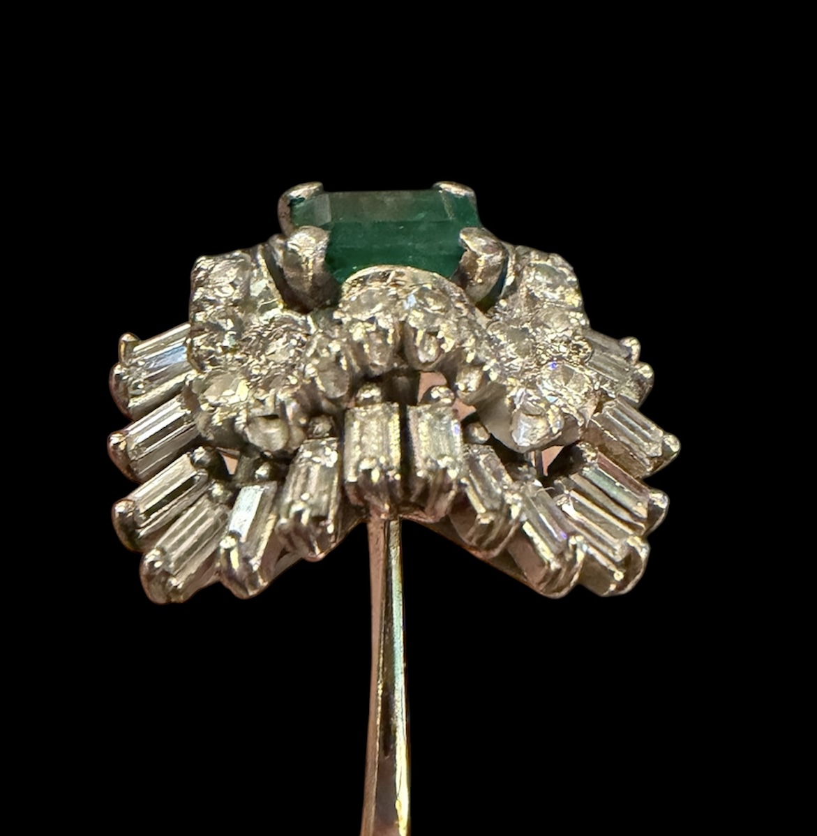 Emerald Diamond Cocktail Ring