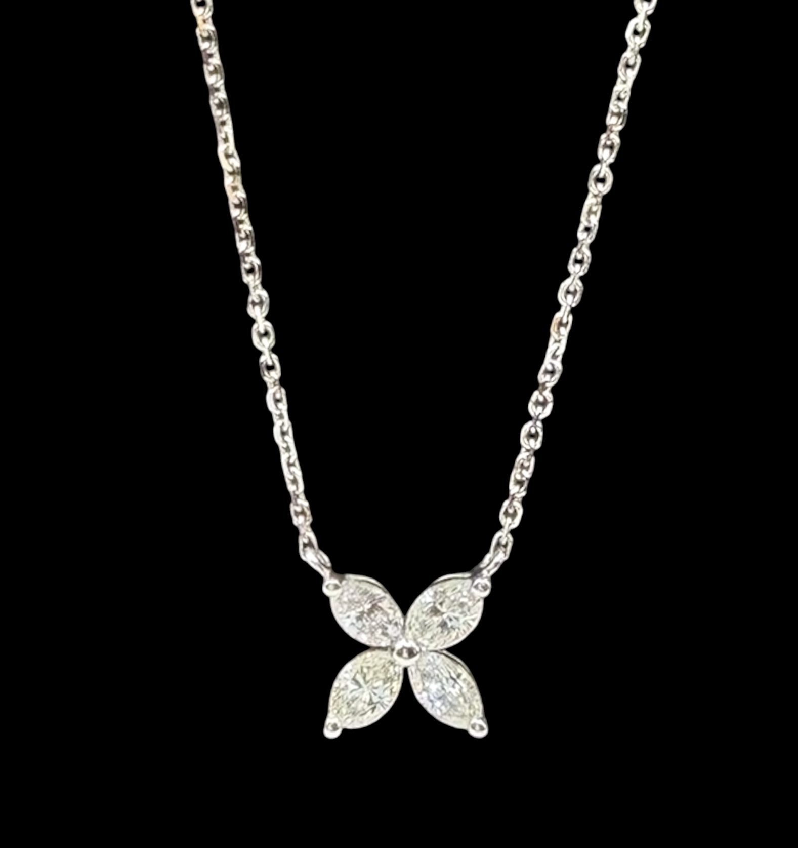 Diamond Tiny Butterfly Necklace