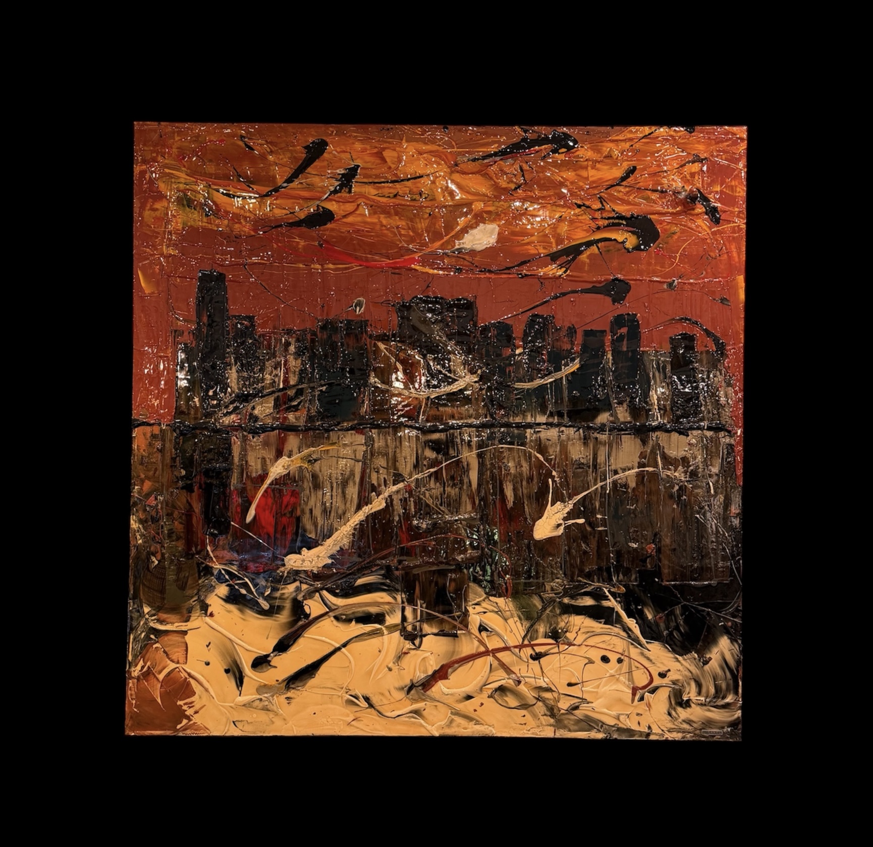 Filatrault Manhattan Skyline Painting