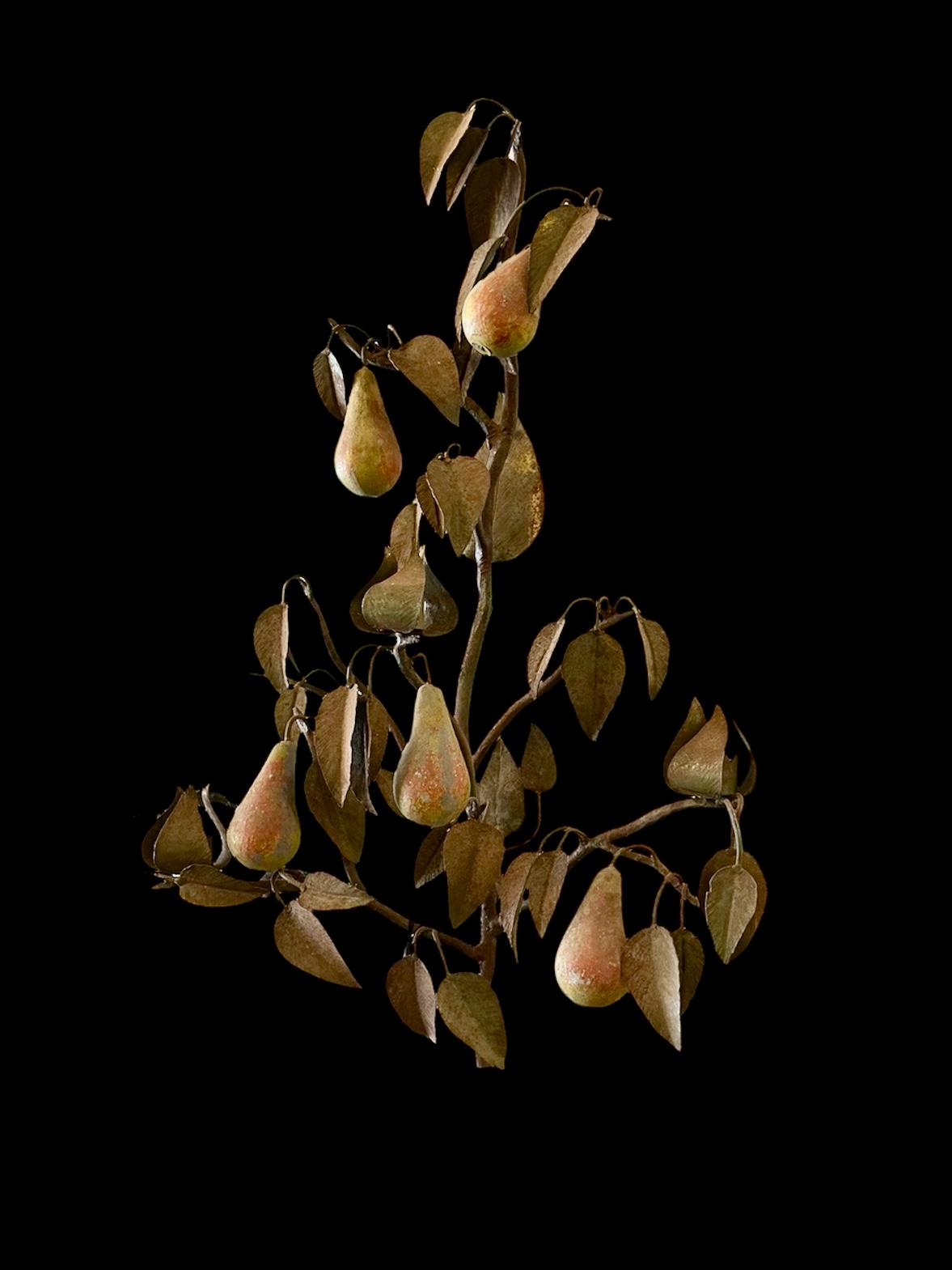 Italian Tole Pears Sconce