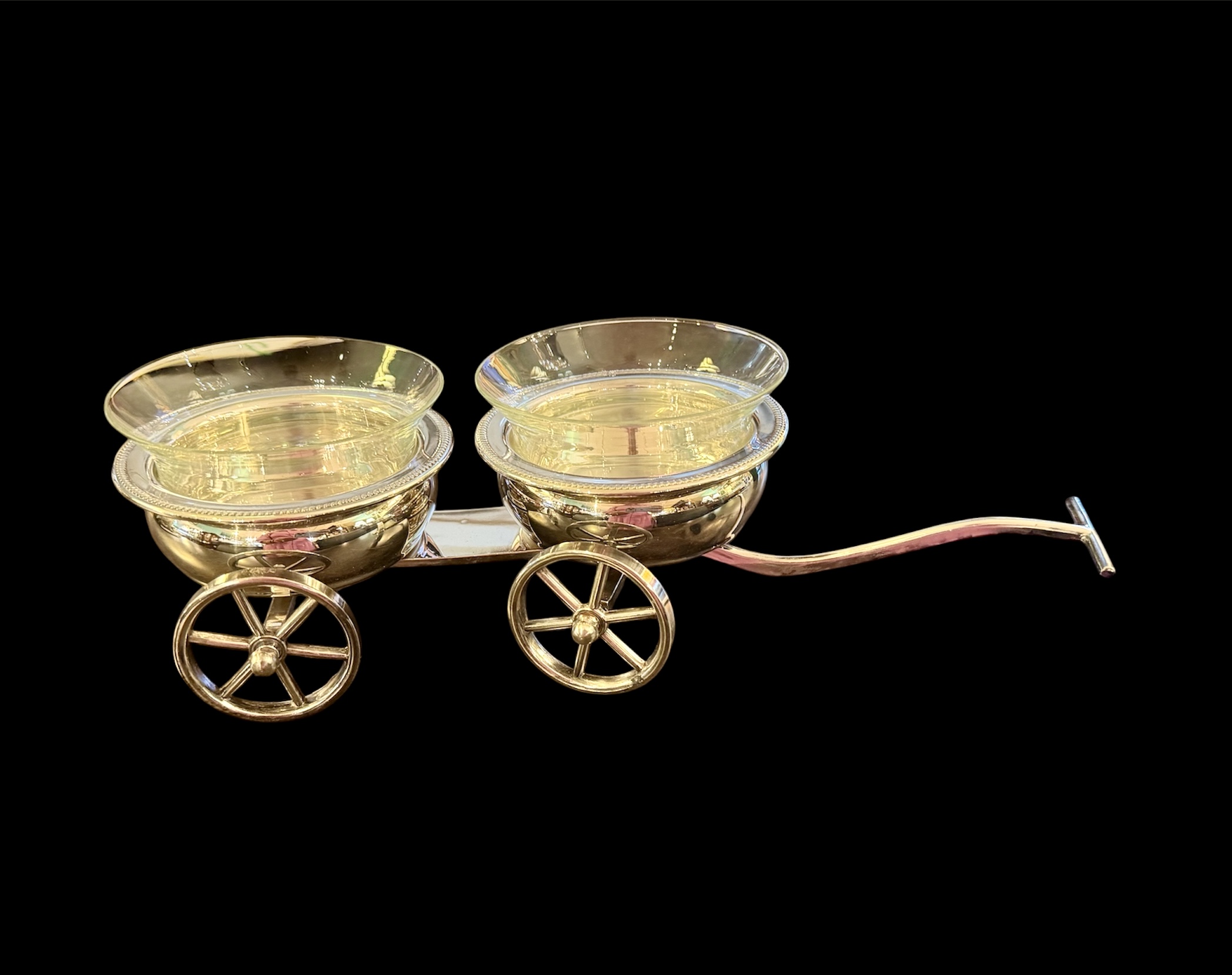 Rogers Silver Condiment Trolley
