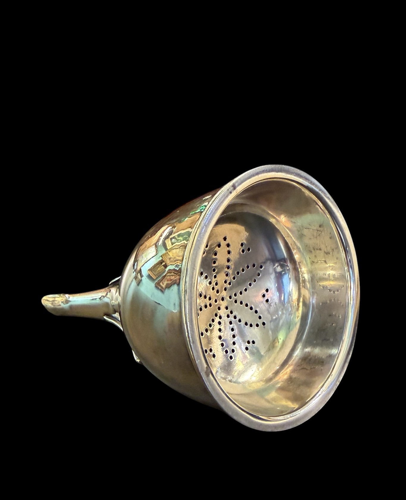 Antique Sterling Wine Funnel