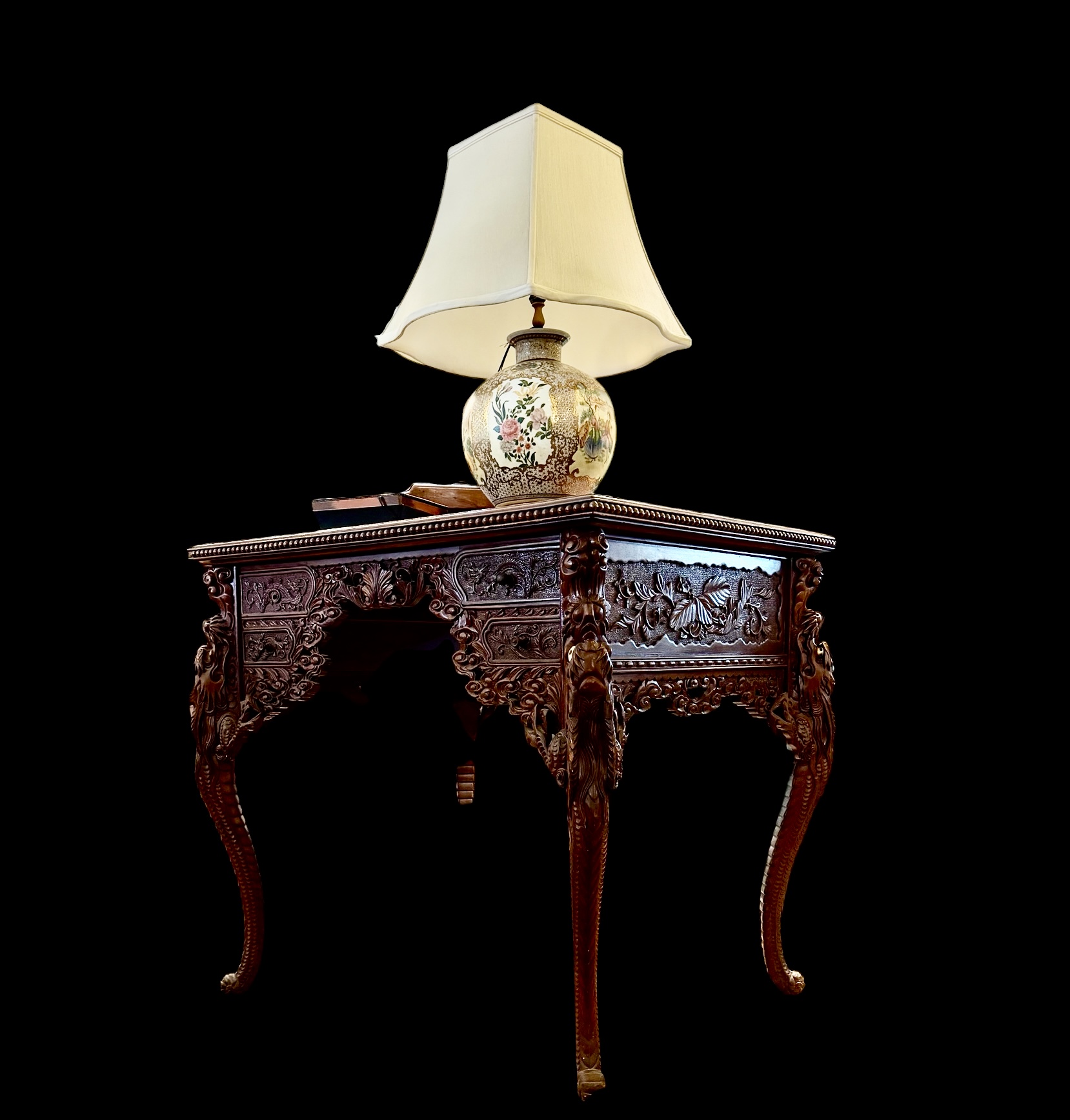 Antique Chinese Partners Desk