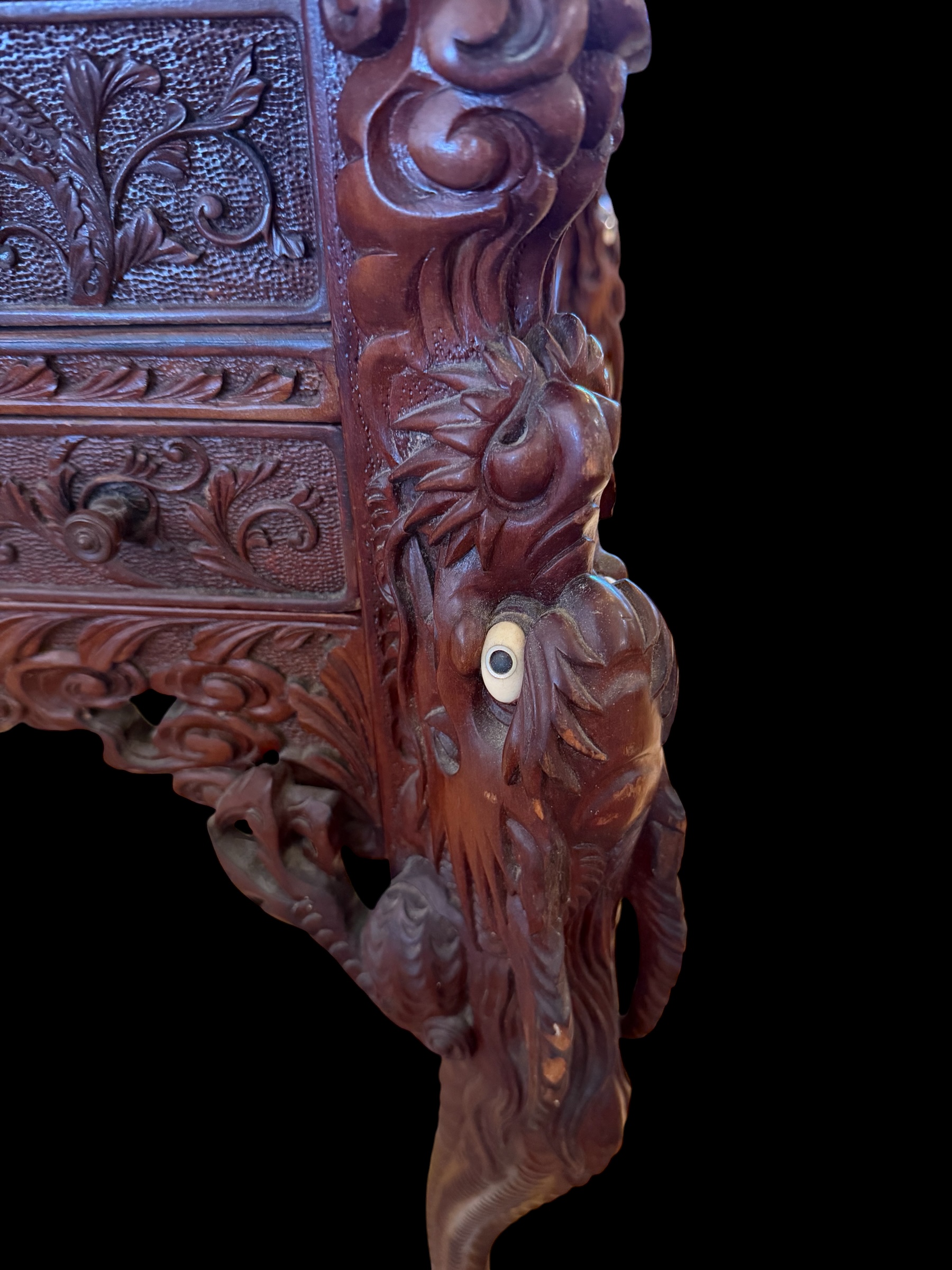 Antique Chinese Partners Desk