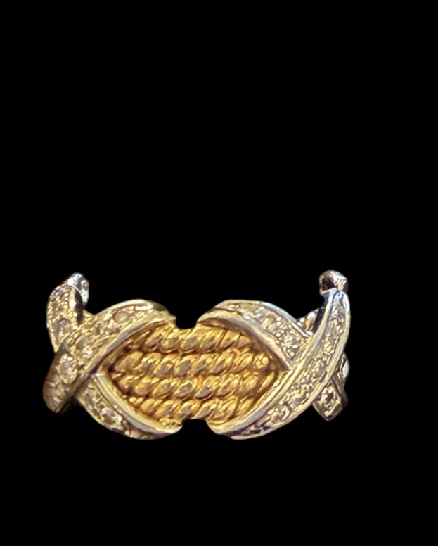 Tiffany Schlumberger 4 Rope Diamond Band