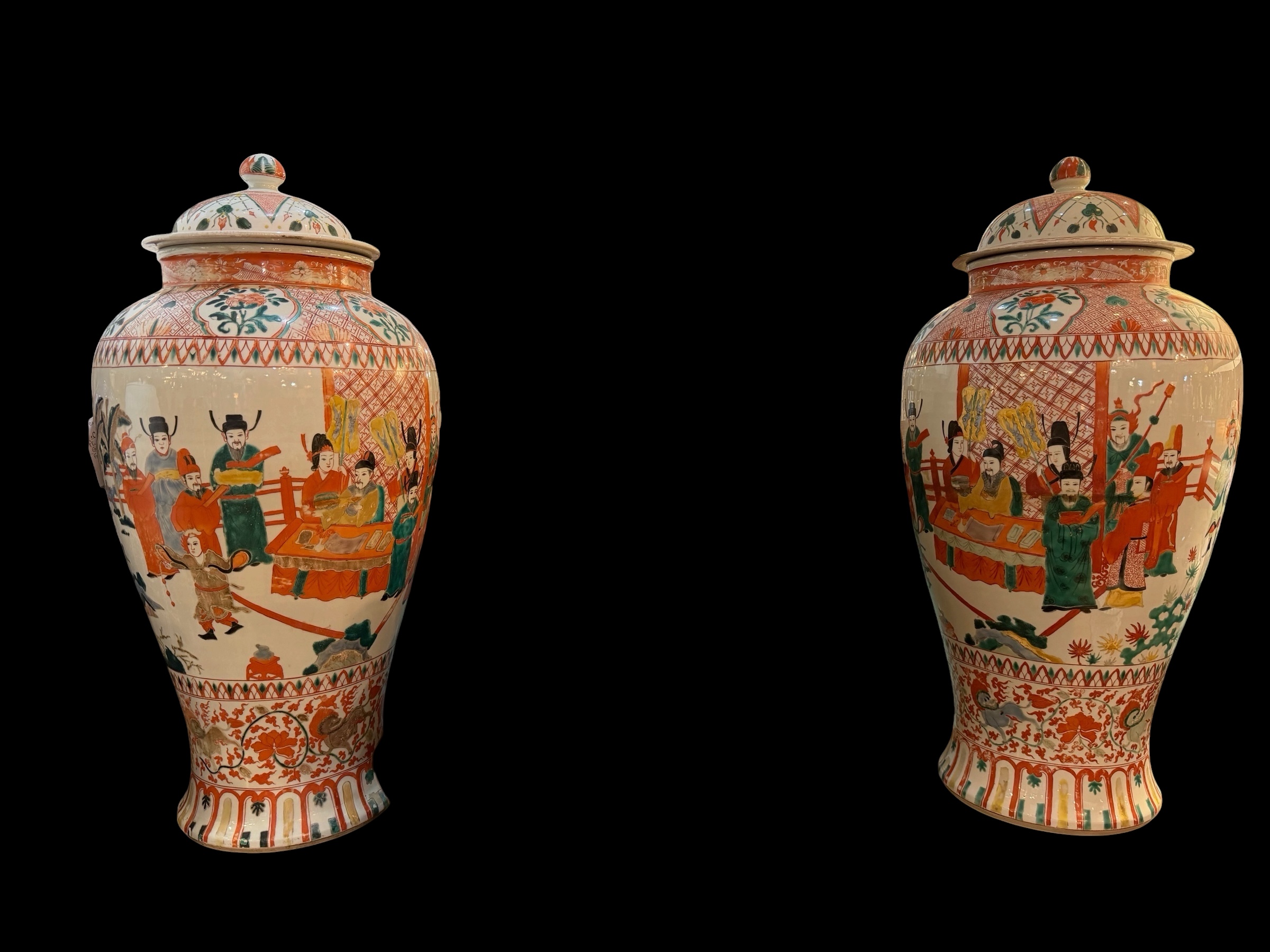 Antique Chinese Temple Jars