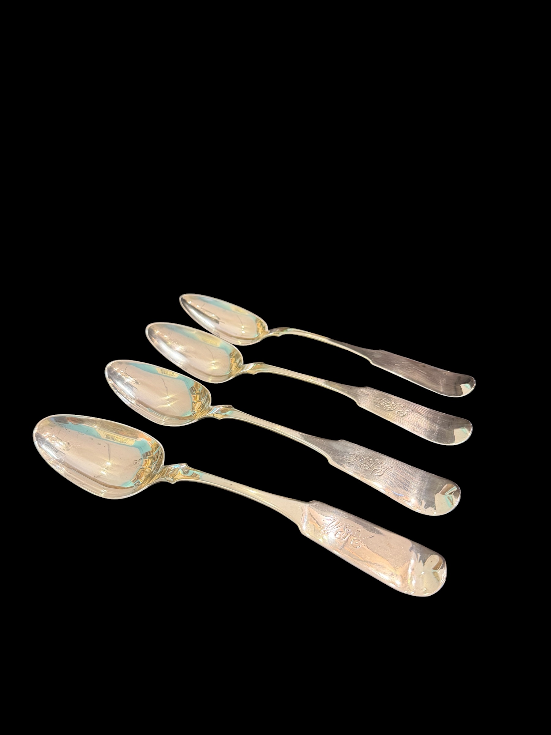 Antique Coin Silver Tablespoons