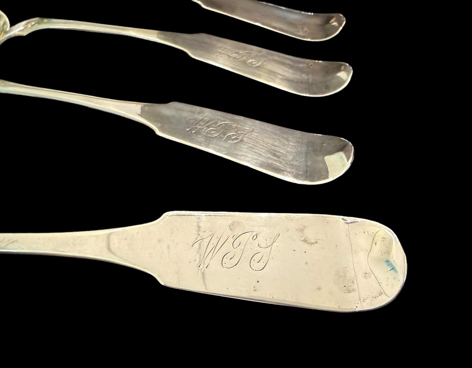 Antique Coin Silver Tablespoons