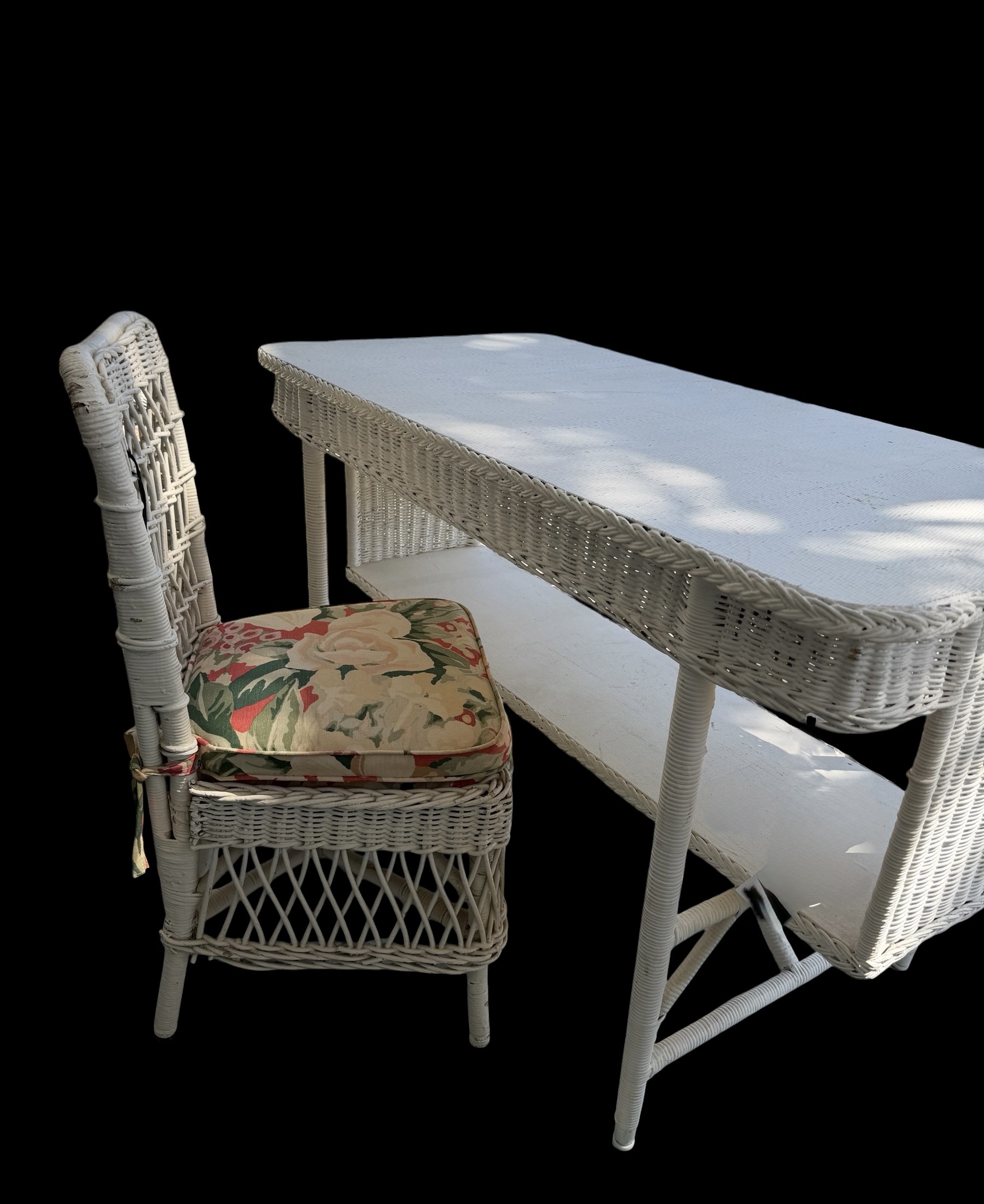 Turn of the Century Wicker Desk