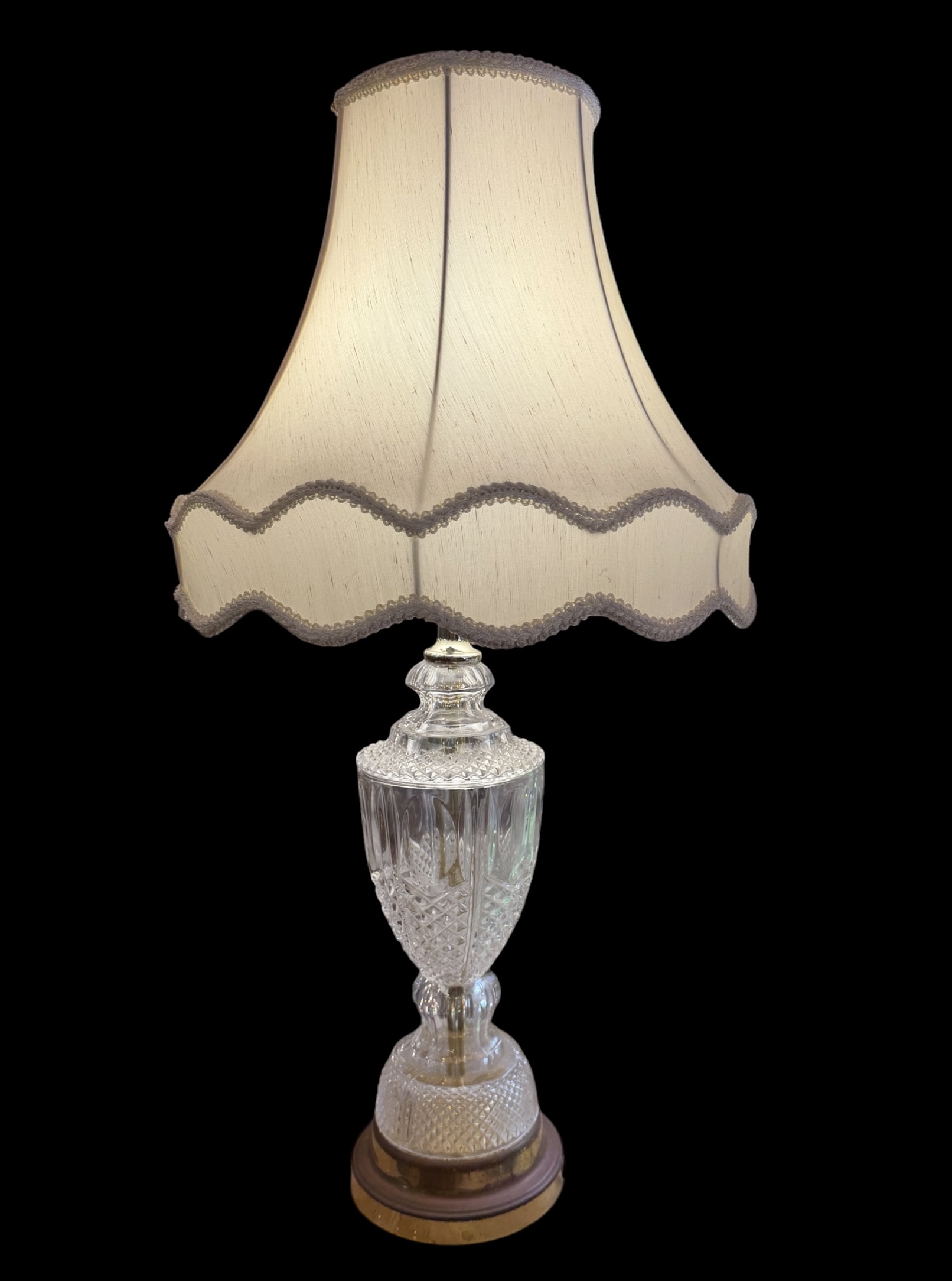 Vintage Cut Crystal Lamps
