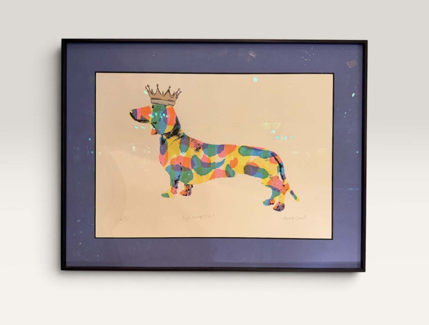 Charlotte Gerrard Dachshund Lithograph