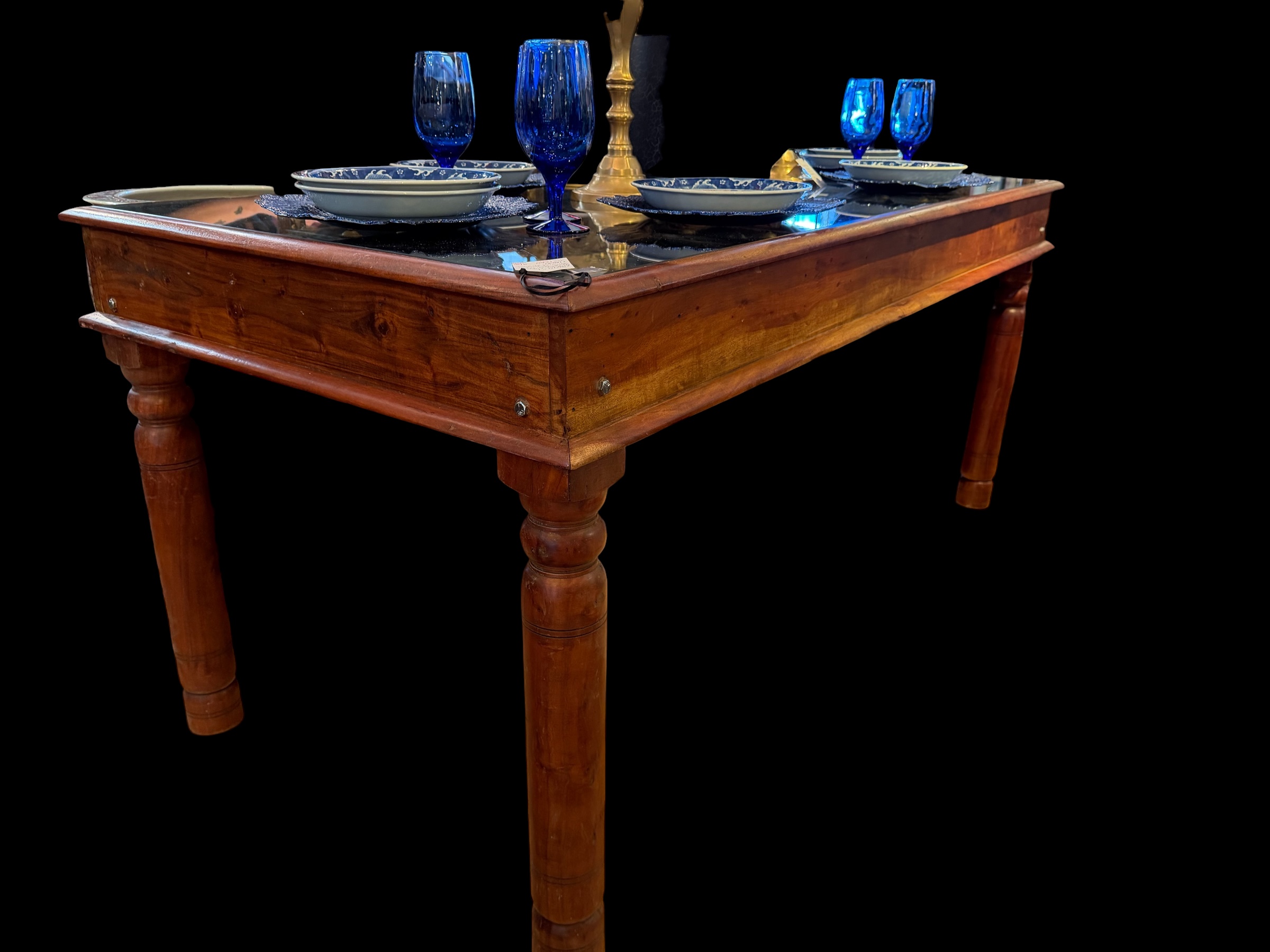 Repurposed Antique Indian Door Dining Table