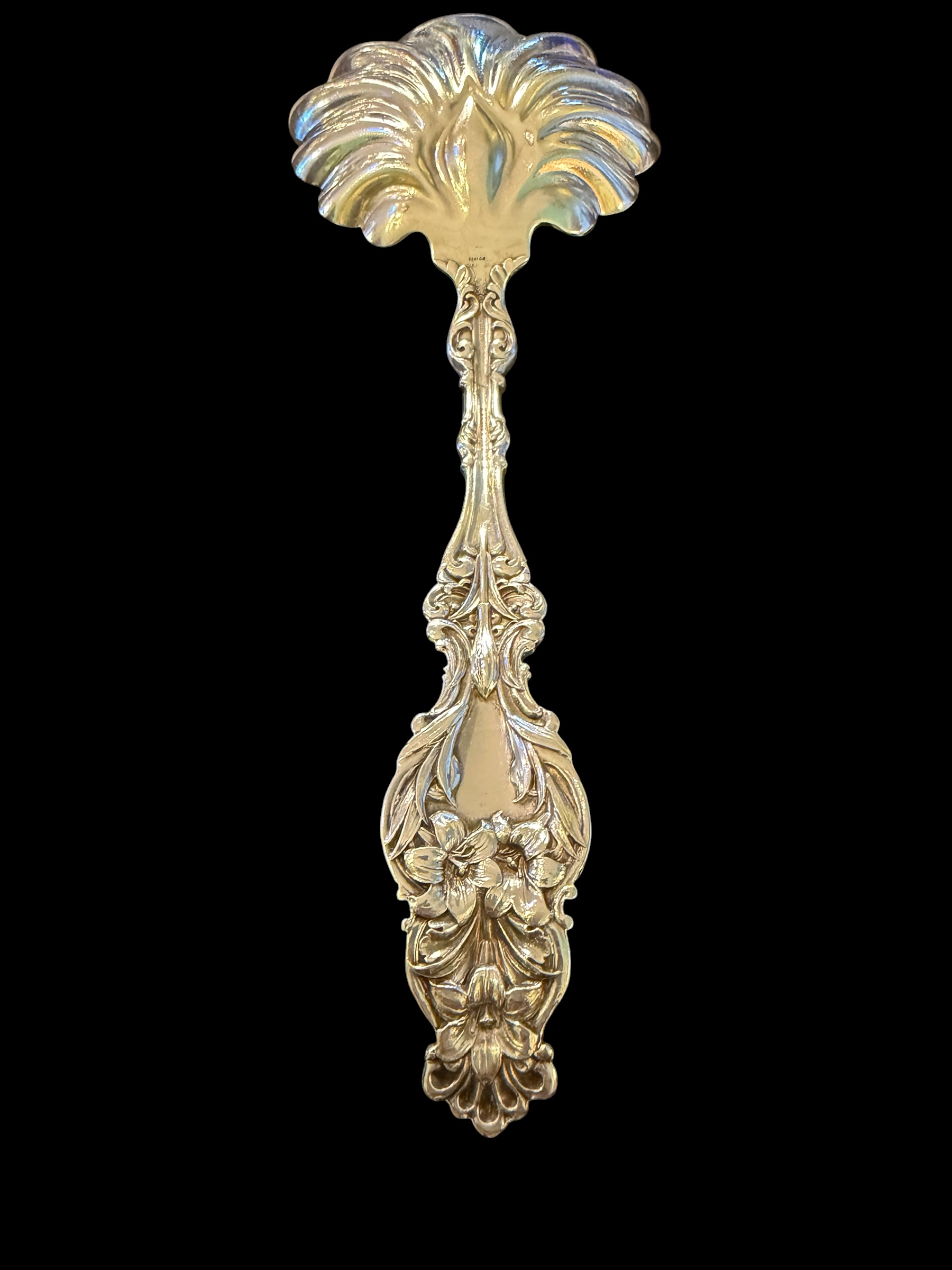 Whiting 'Lily' Sterling Serving Spoon