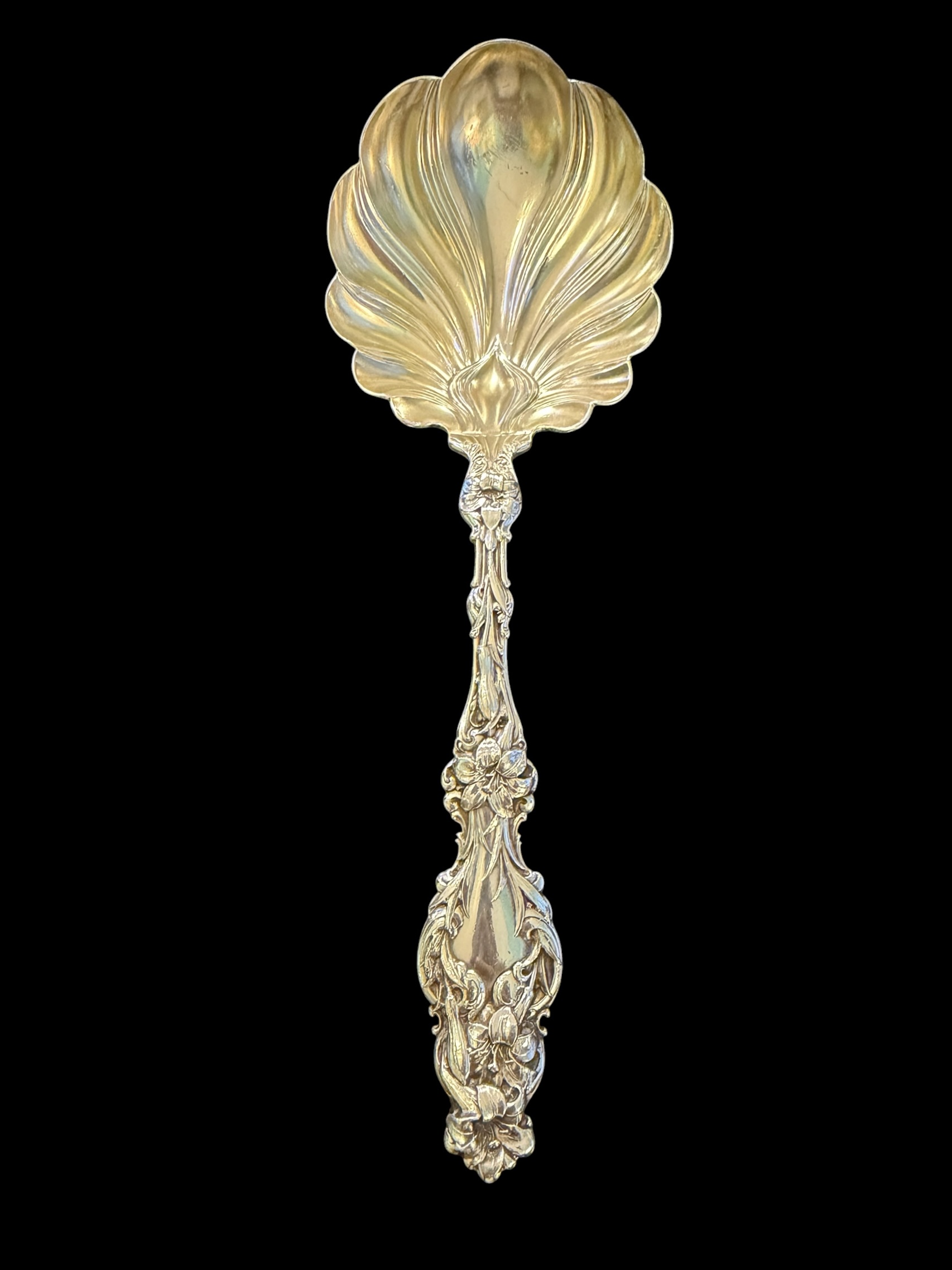 Whiting ‘Lily’ Sterling Serving Spoon