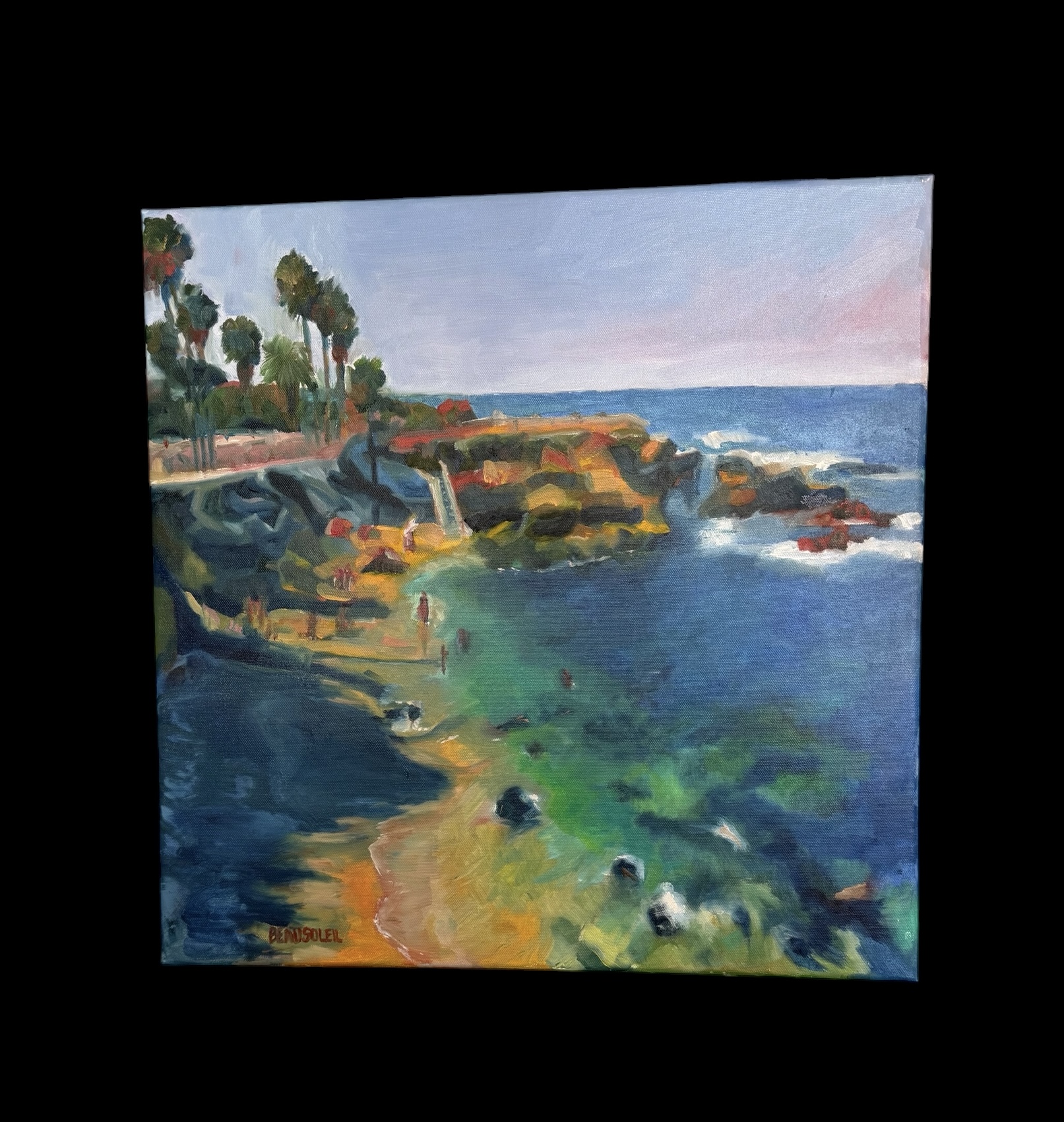 Beausoleil La Jolla Cove Oil Painting