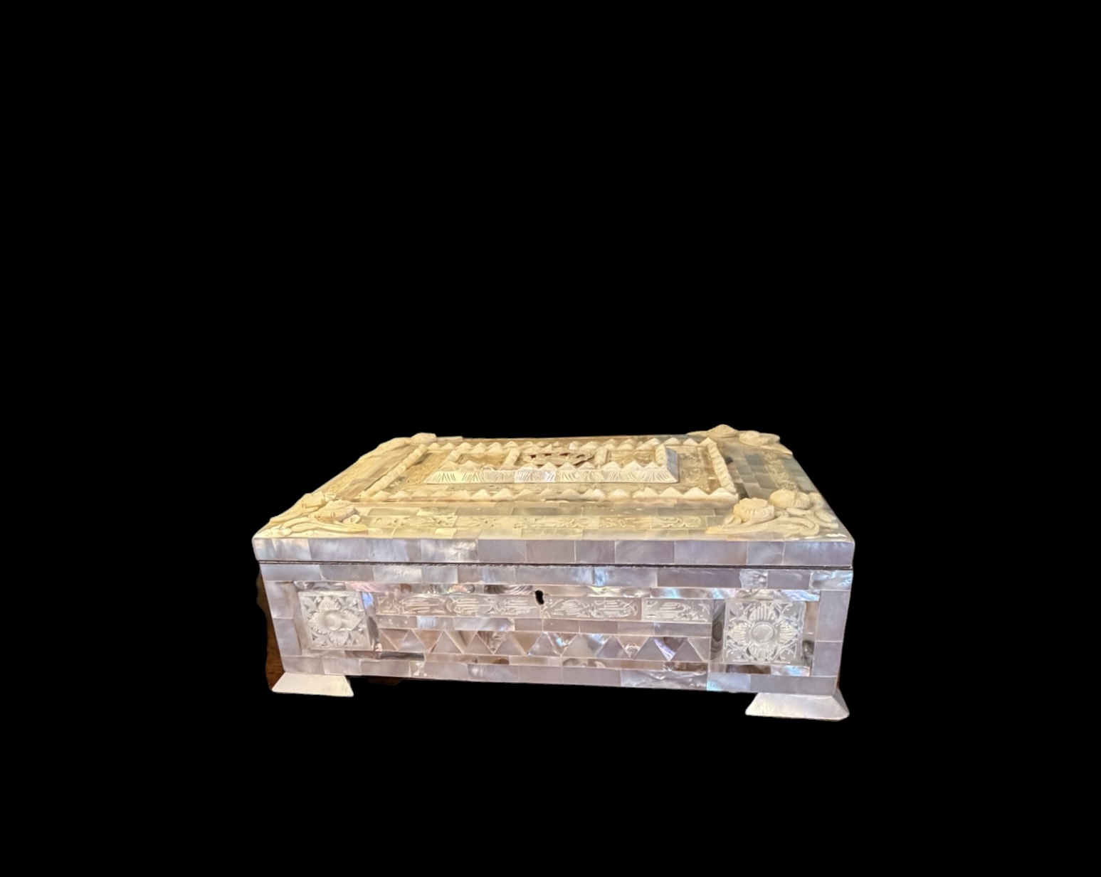 Anglo Indian MOP Mosaic Box