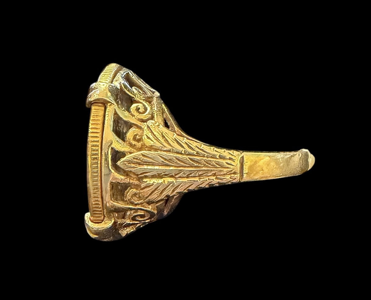 1886 Liberty Head Gold Coin Ring