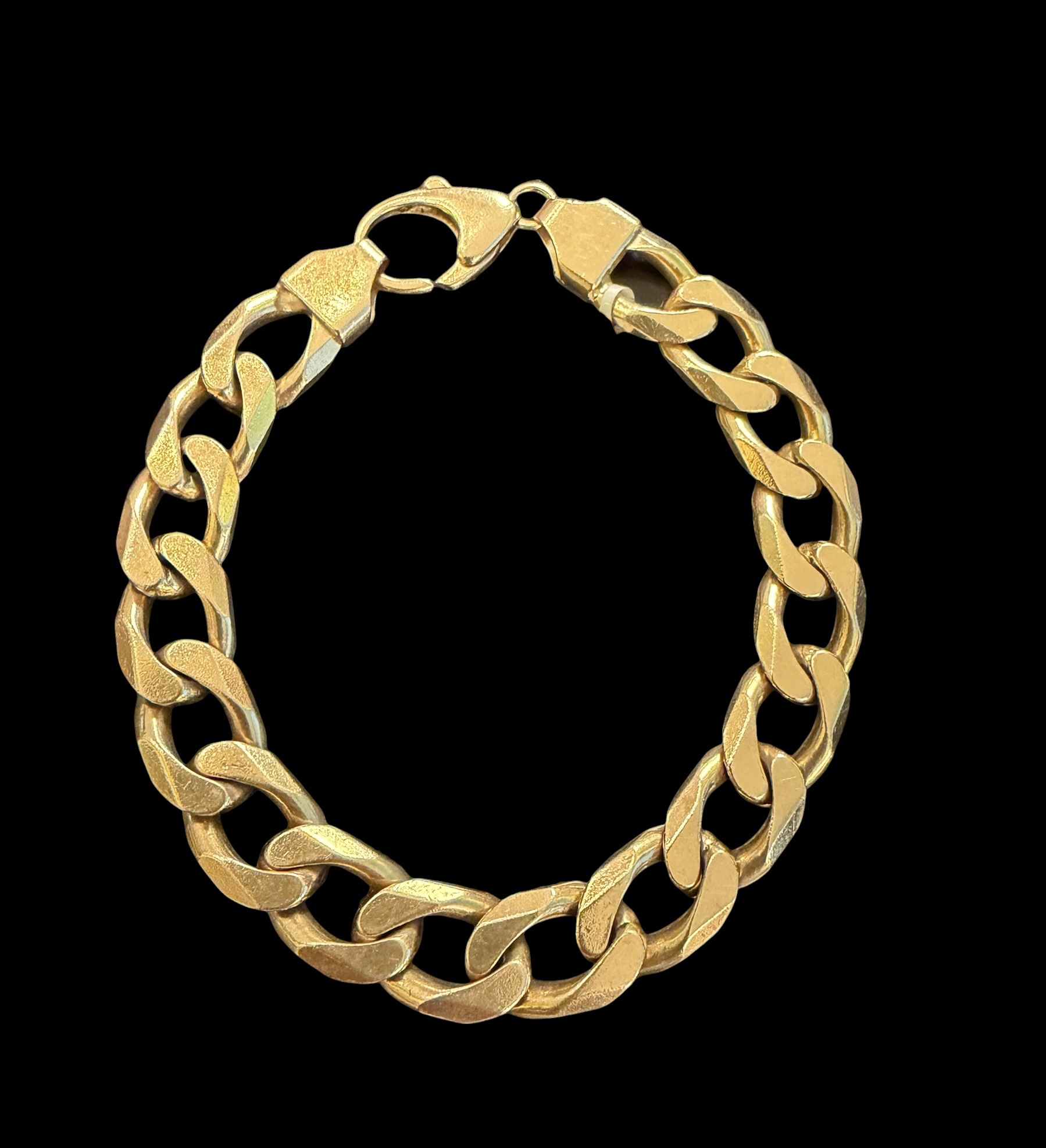 Italian 14k Gold Cuban Link Bracelet